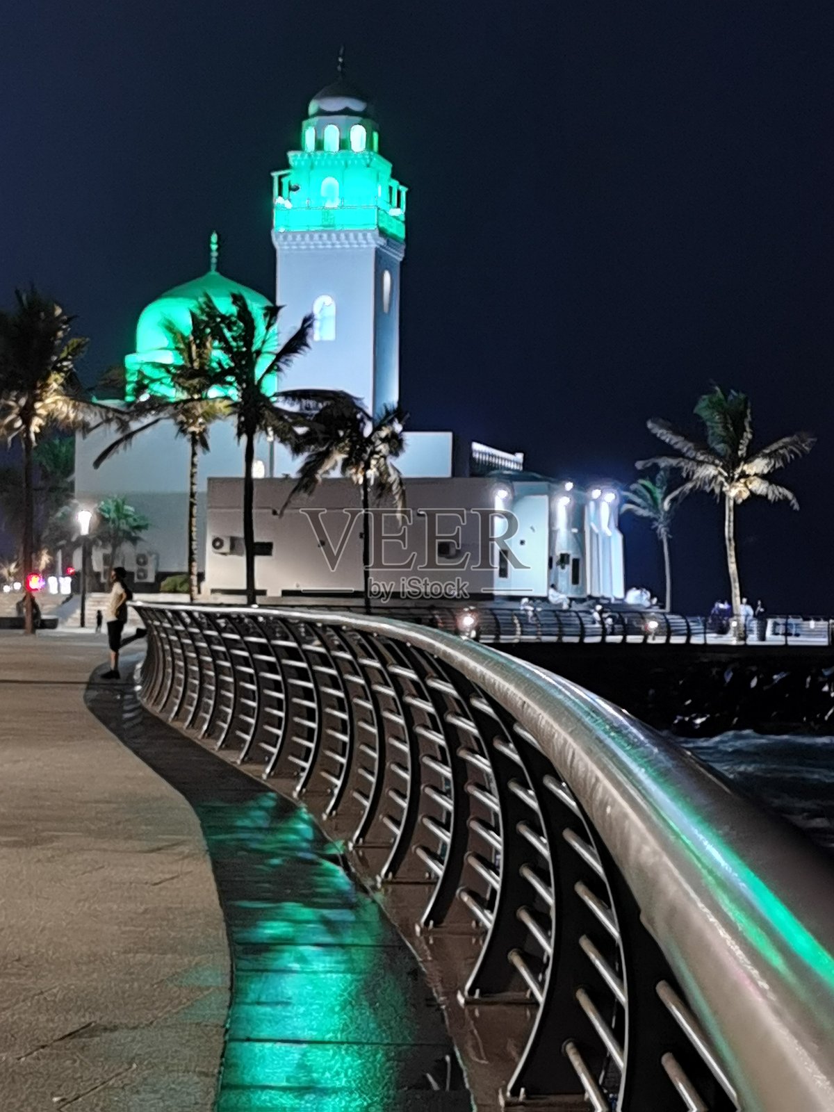 沙特阿拉伯吉达市的城市景观照片摄影图片