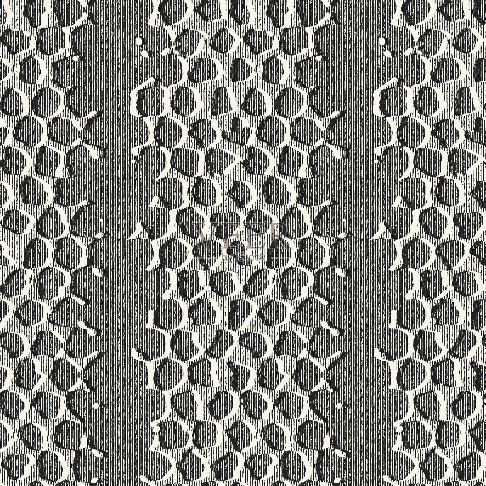 单色颗粒蜂窝条纹图案插画图片素材