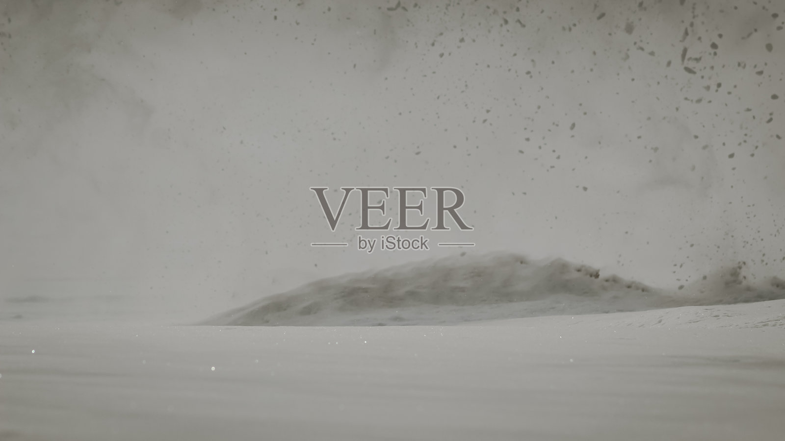 吹雪全景白色冬季抽象空白背景照片摄影图片