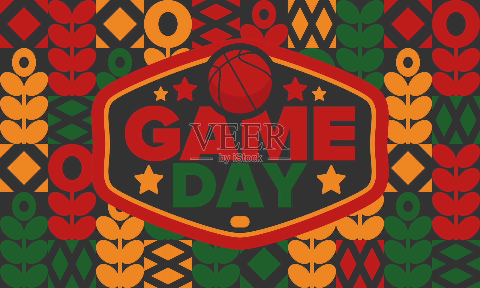 比赛日。三月的篮球和足球季后赛。美国超级体育派对。赛季锦标赛的最后比赛。职业球队冠军。篮球用球。体育海报。矢量插图。插画图片素材