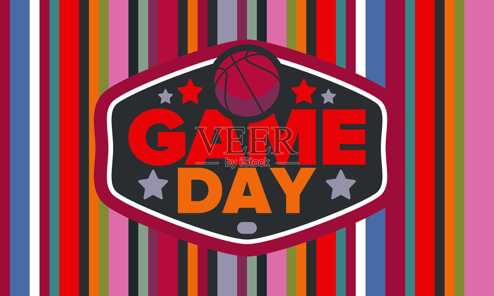 比赛日。三月的篮球和足球季后赛。美国超级体育派对。赛季锦标赛的最后比赛。职业球队冠军。篮球。体育海报。矢量插图。插画图片素材