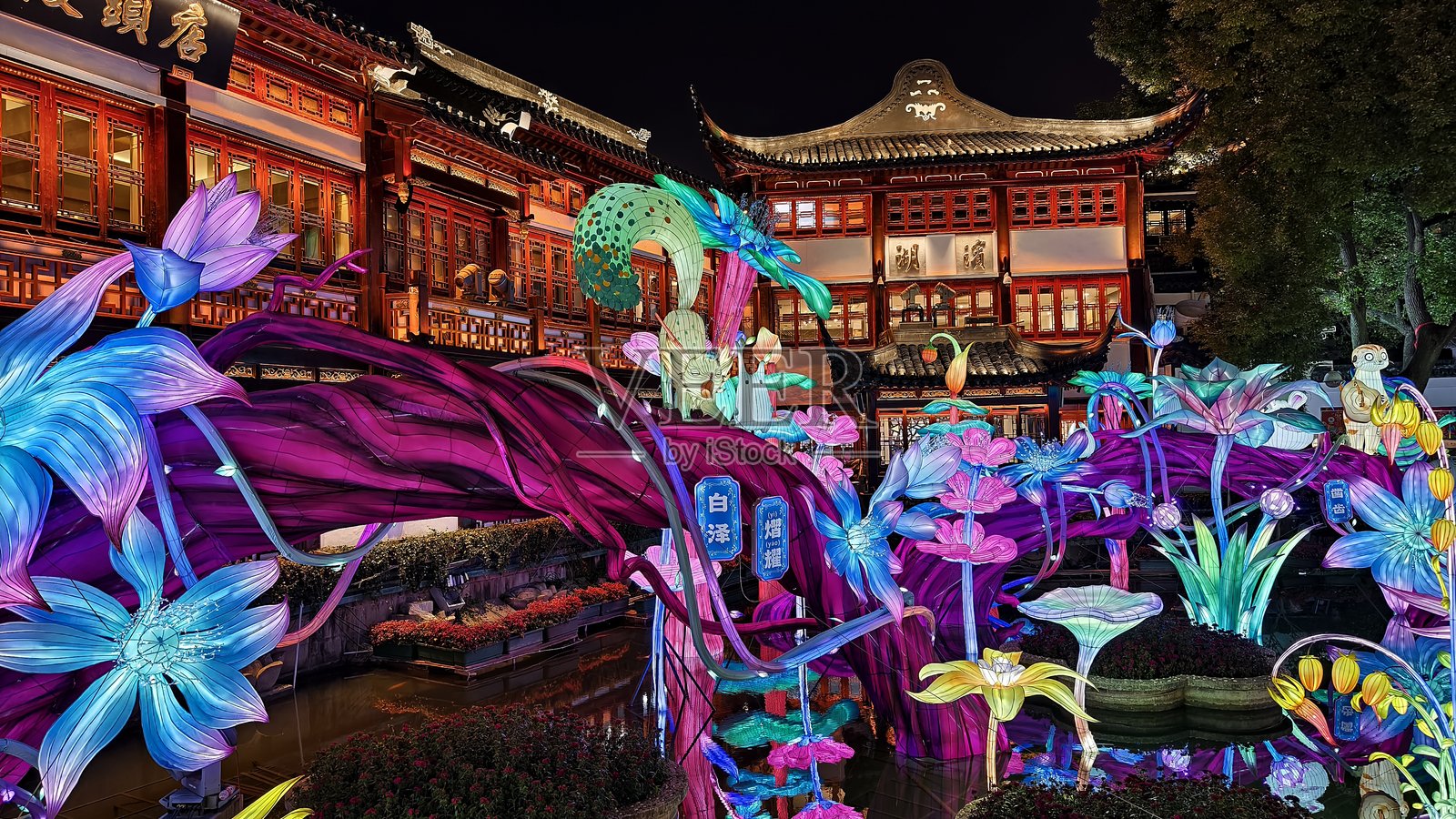 2025年上海城隍庙豫园灯会照片摄影图片