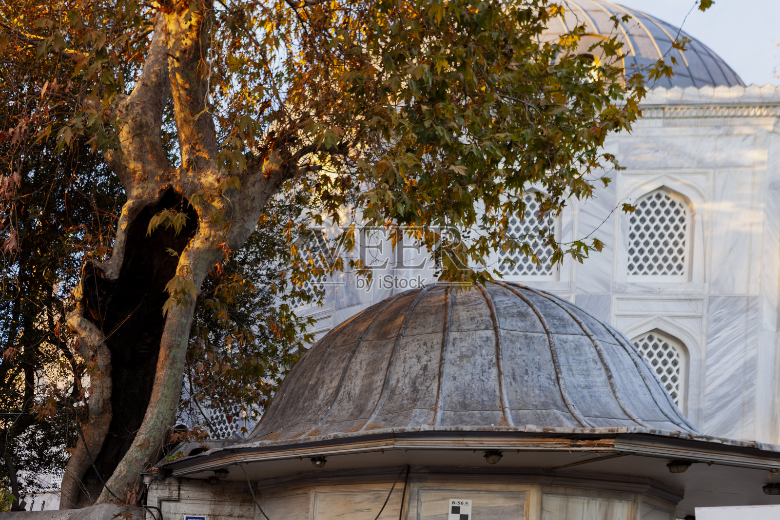 伊斯坦布尔的苏尔坦艾哈迈德广场，马尔马拉，土耳其照片摄影图片