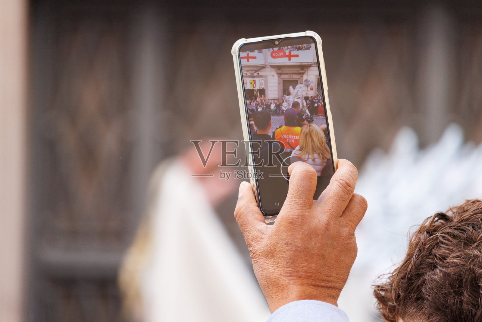 使用移动技术拍摄活动照片摄影图片