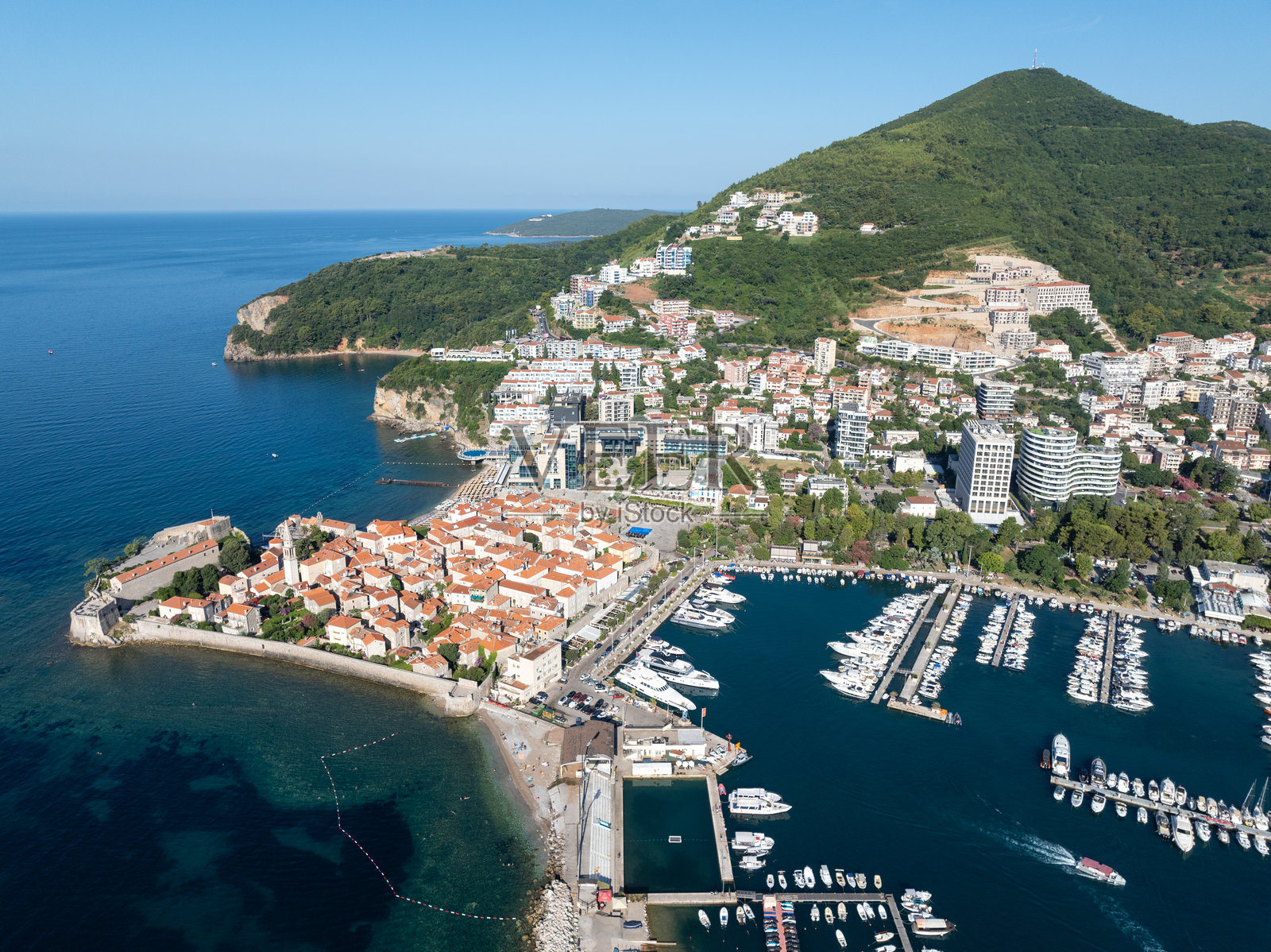 老城 - 布德瓦，黑山照片摄影图片