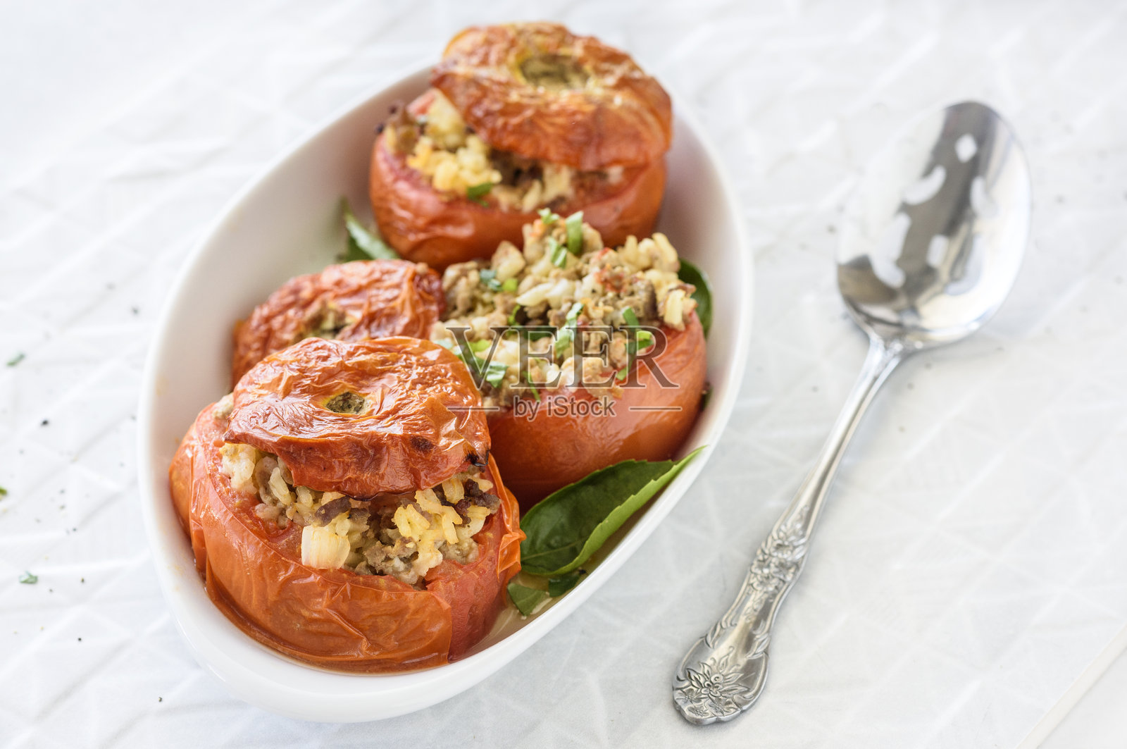 填馅番茄照片摄影图片