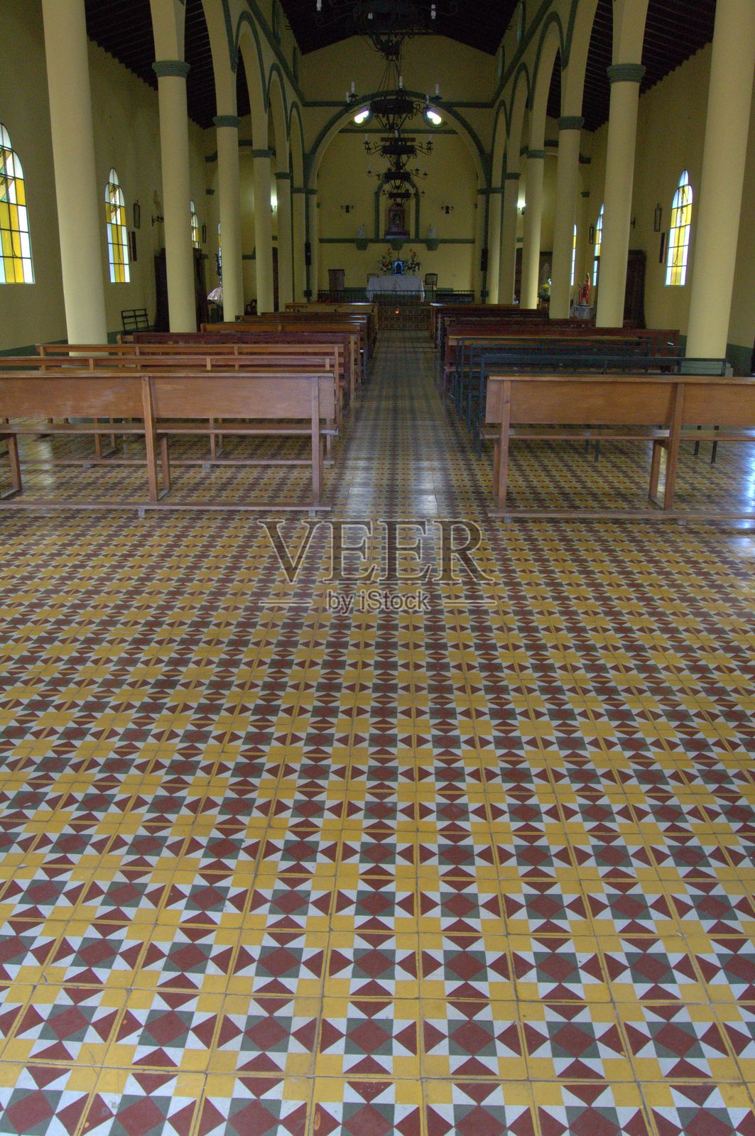 塔奇拉州，一个深受天主教影响的州。照片摄影图片