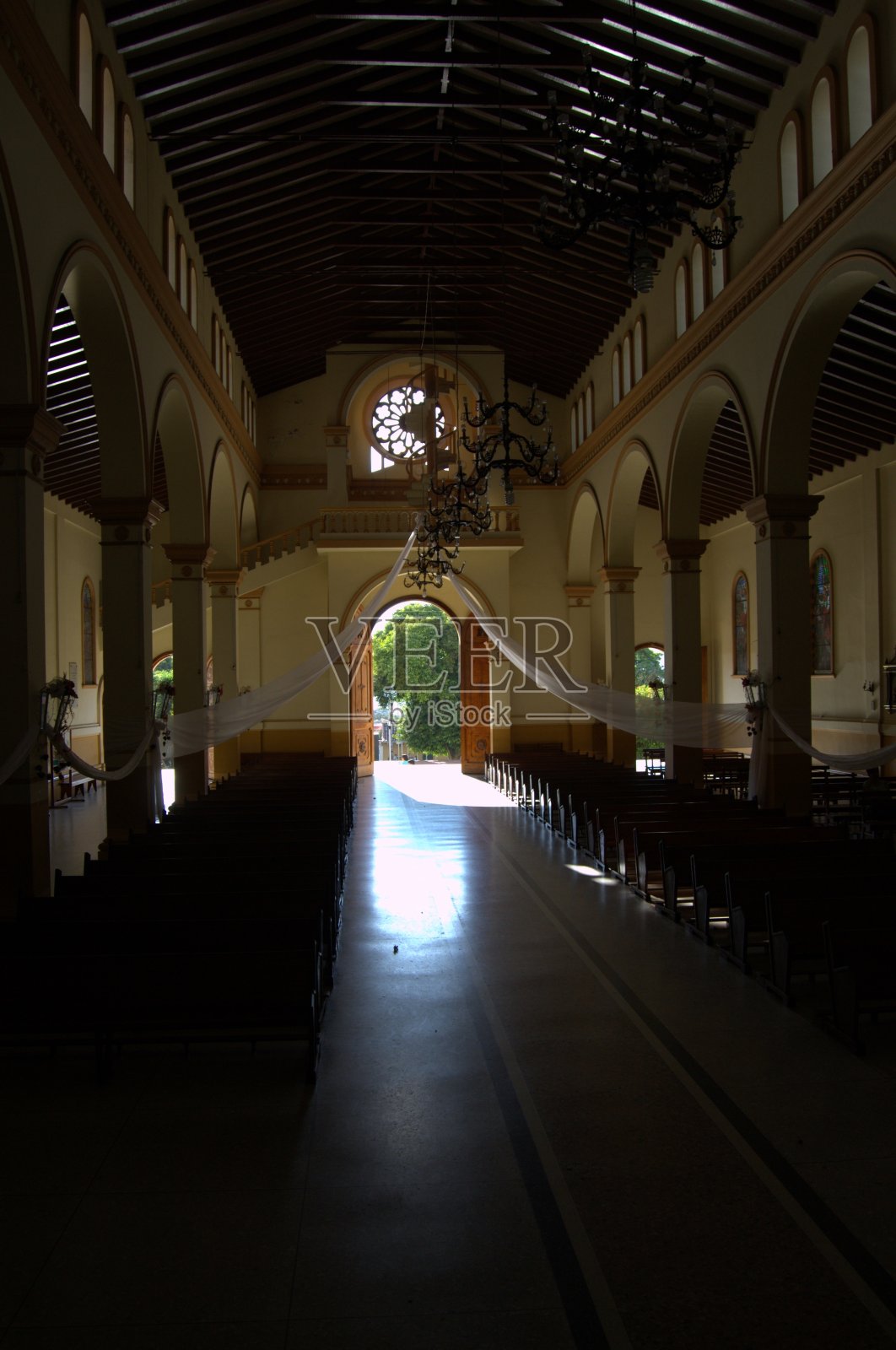 塔奇拉州，一个深受天主教影响的州。照片摄影图片