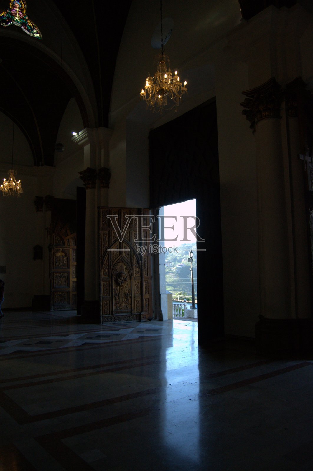 塔奇拉州，一个深受天主教影响的州。照片摄影图片