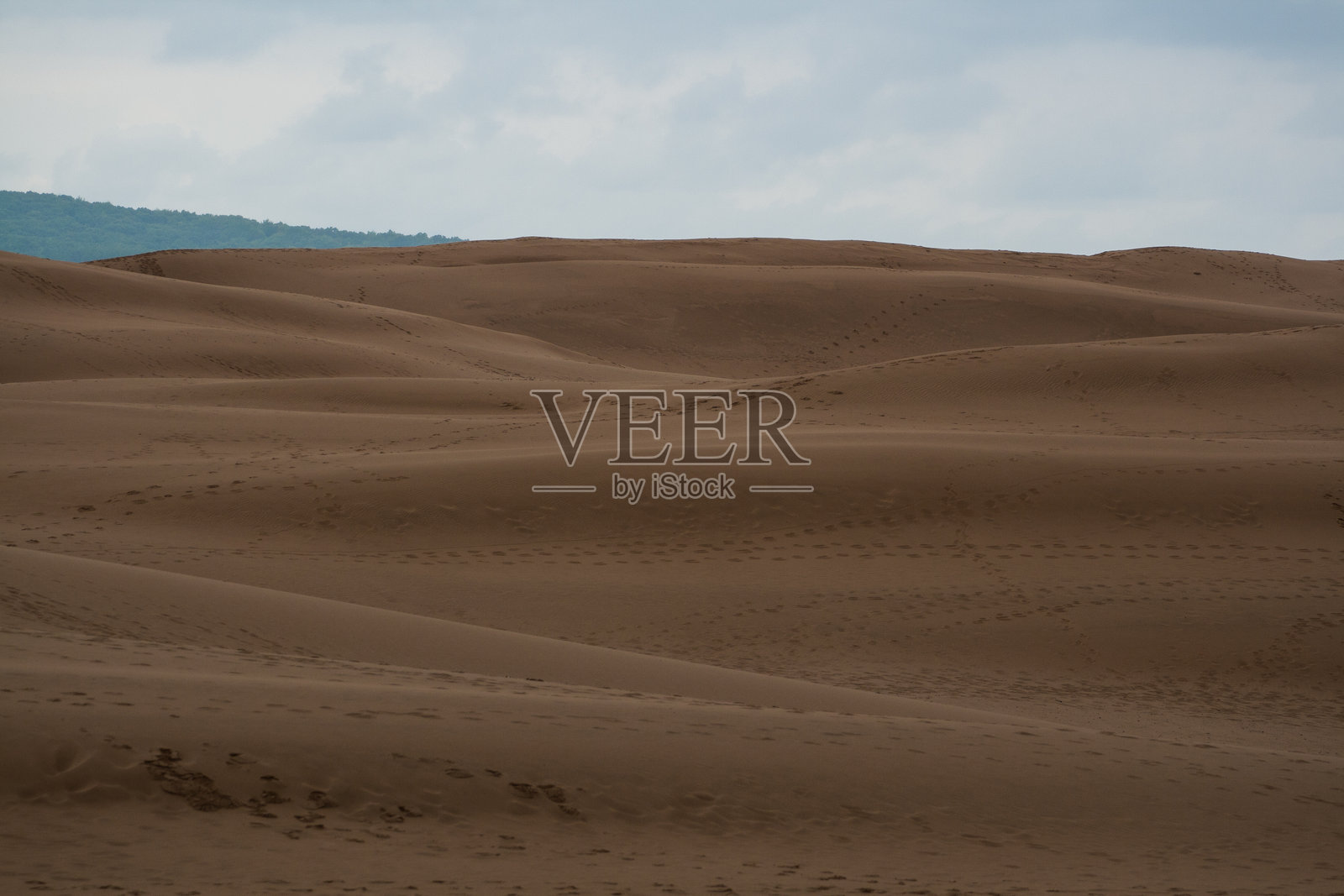 密歇根州银湖州立公园的夏季日落照片摄影图片