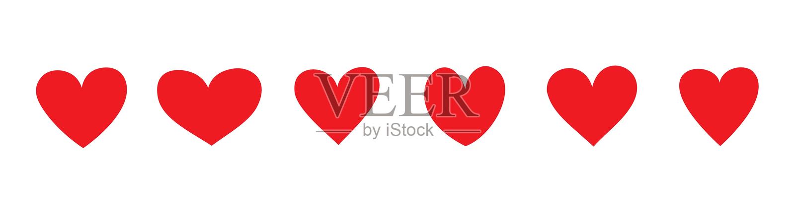 心形图标插画图片素材