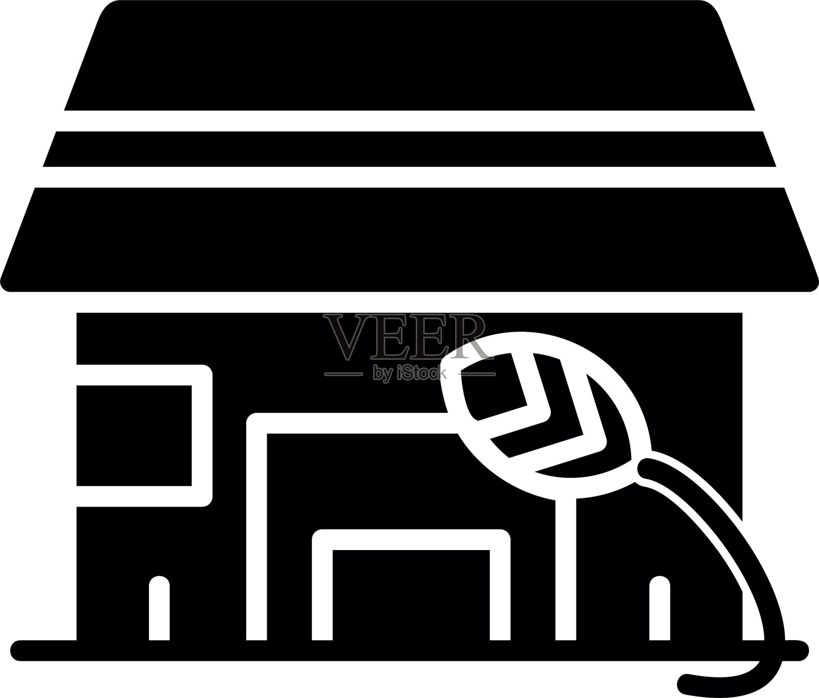 房屋图标插画图片素材