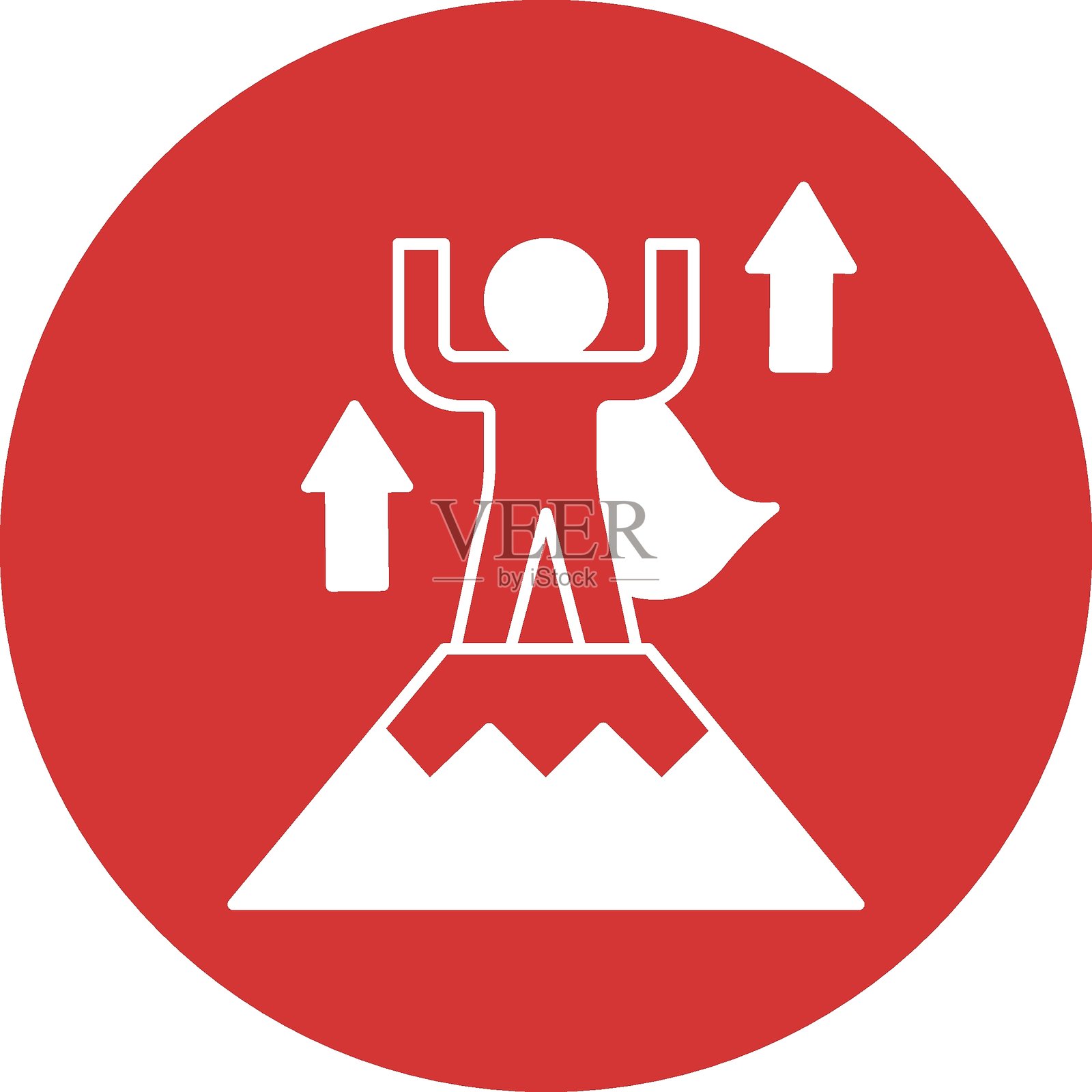 目标矢量图标，易于修改或编辑插画图片素材