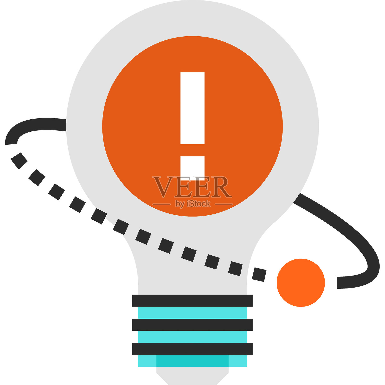 智能创意扁平线条网页图标概念插画图片素材