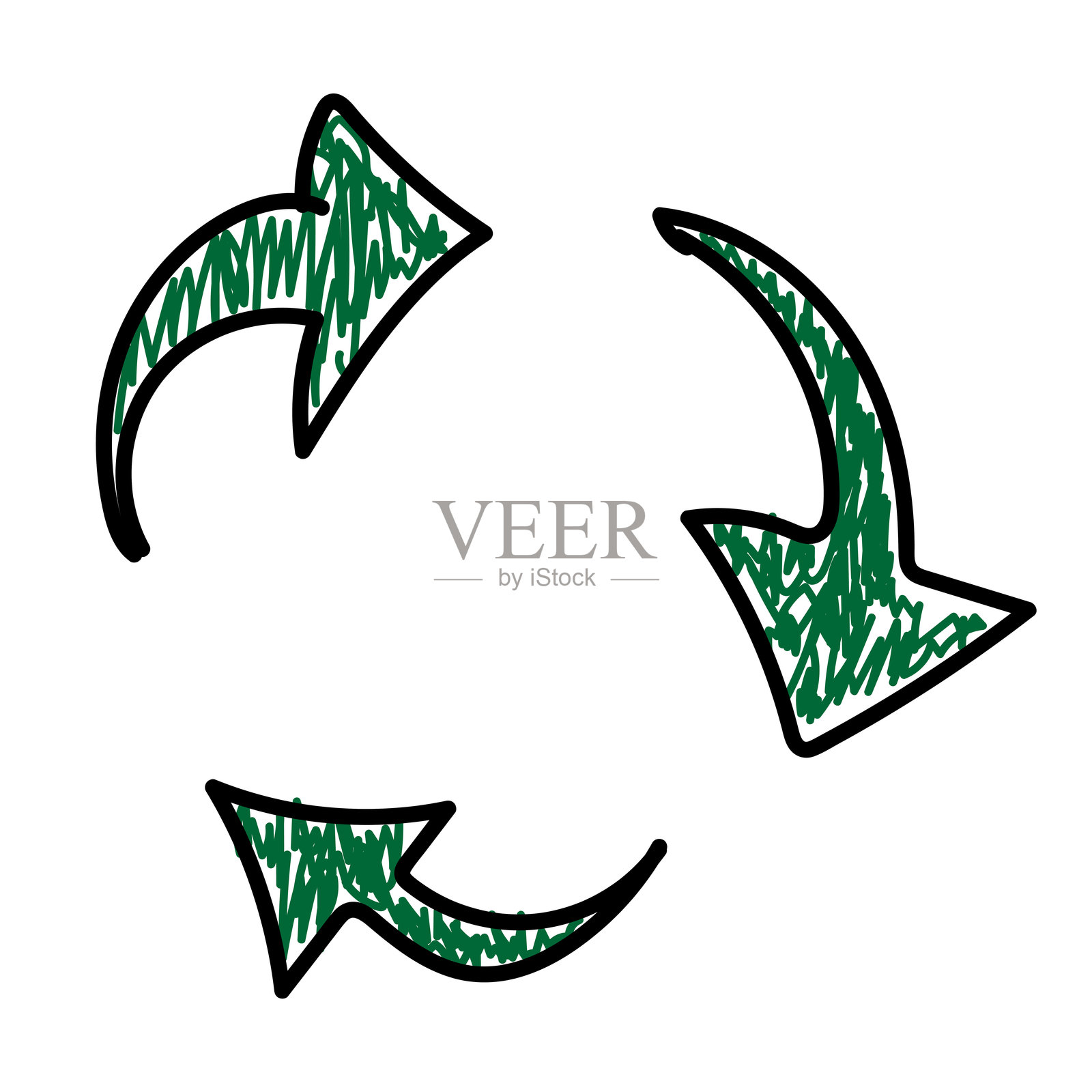 回收标志插画图片素材