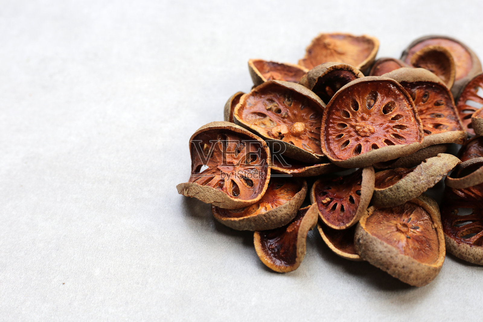 干木鳖果片，泰国干果照片摄影图片