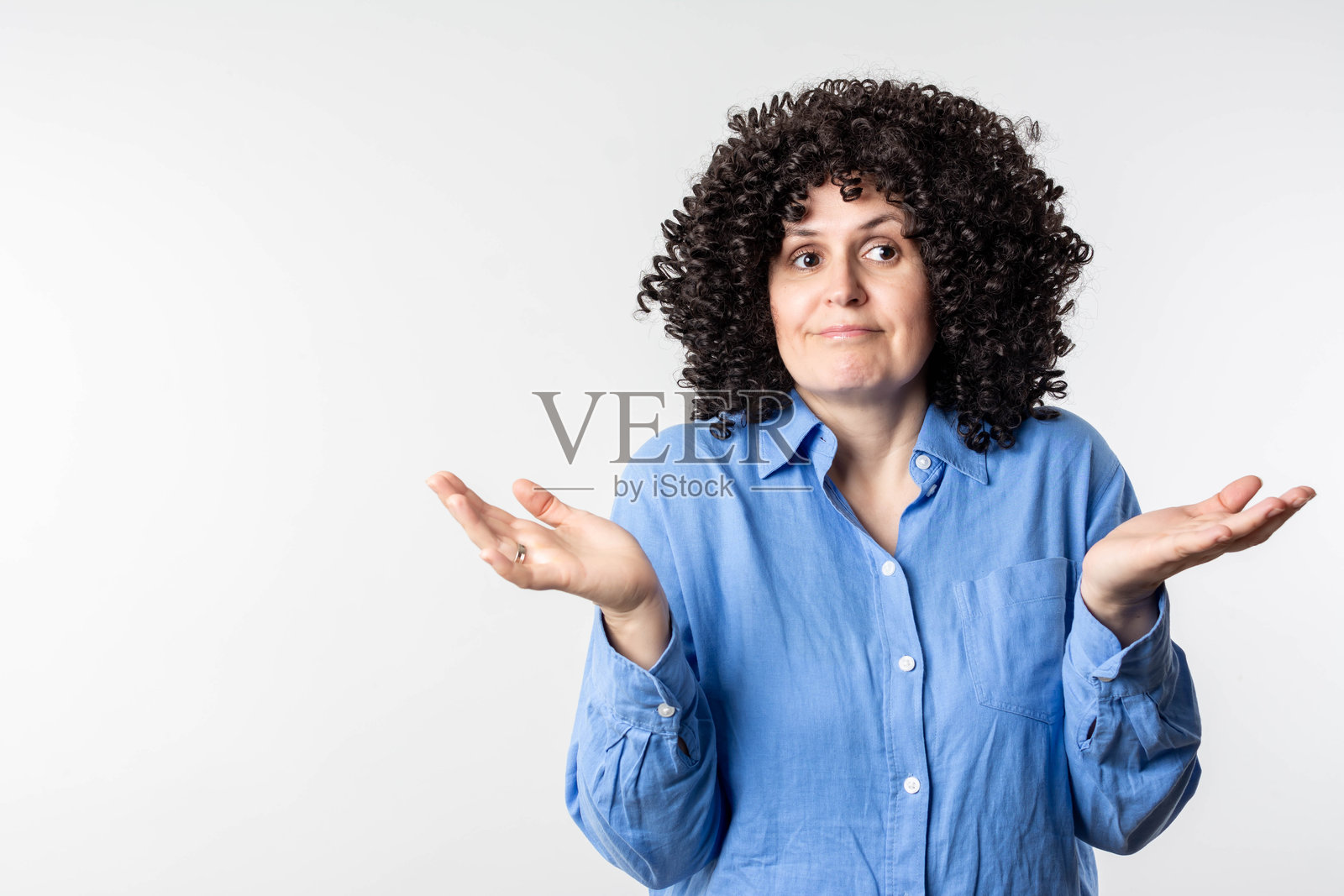 困惑的女人照片摄影图片