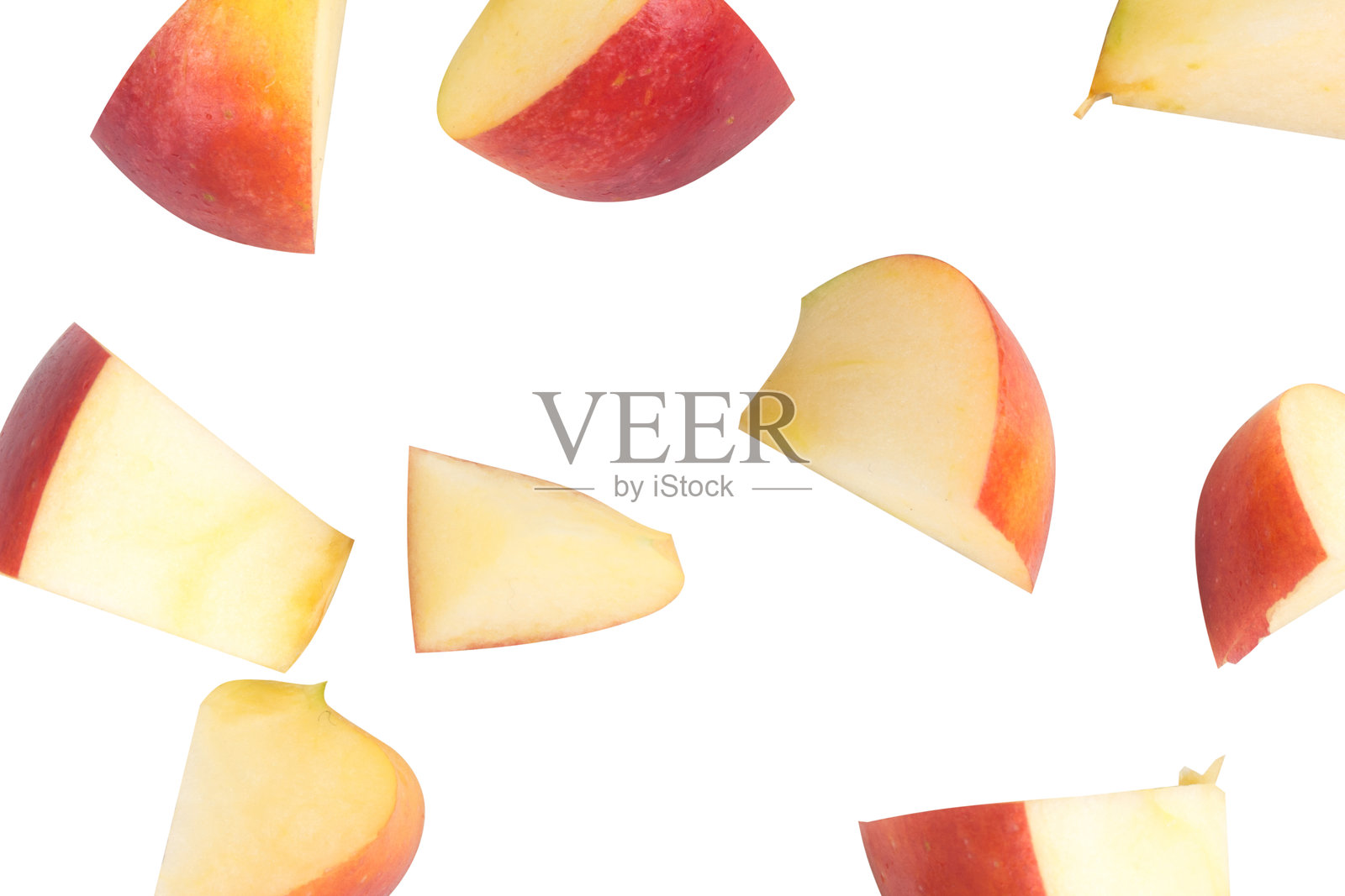 白色背景上的苹果孤立图像照片摄影图片