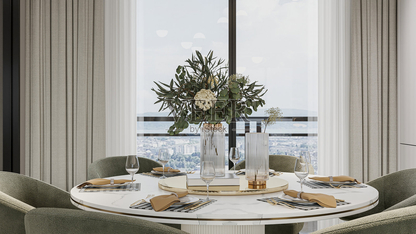 现代餐厅，超写实的背景照片摄影图片