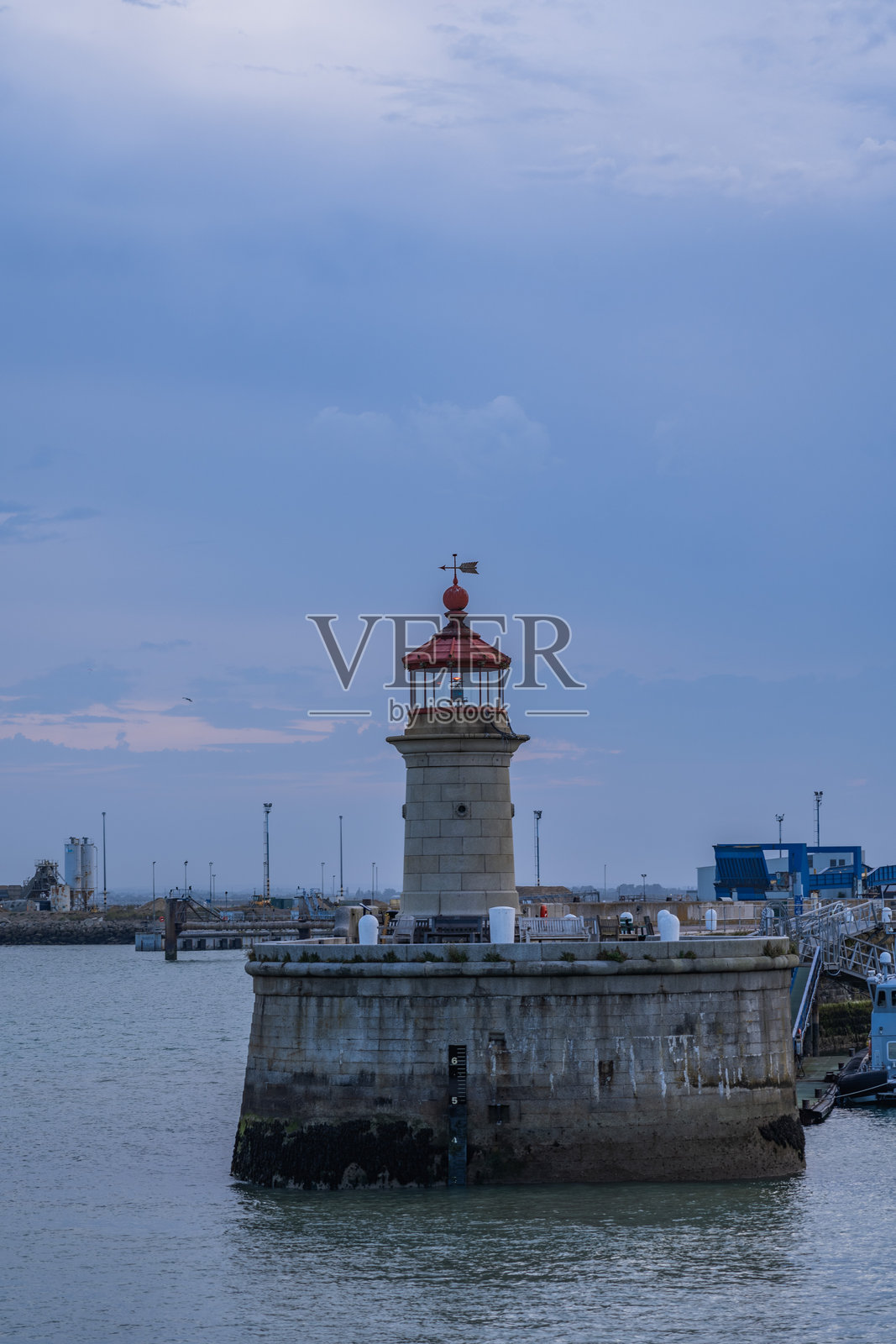 拉姆斯盖特港口的景观照片摄影图片