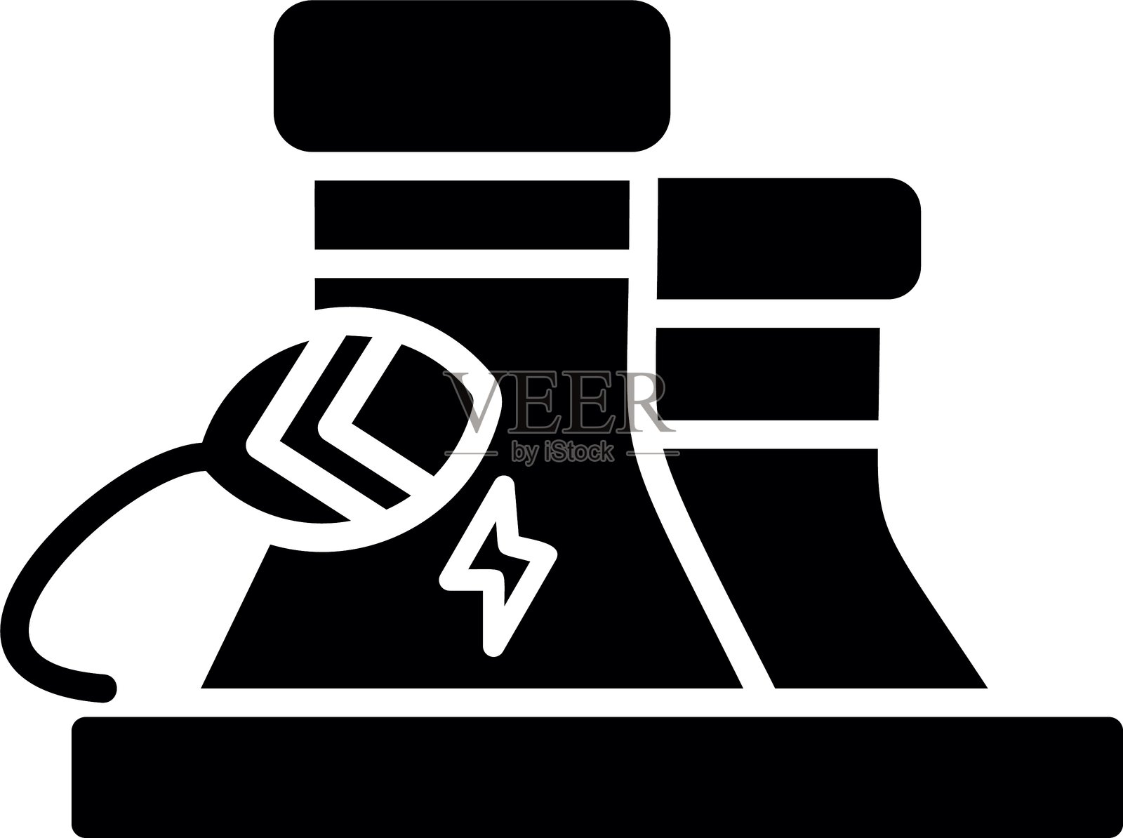 核能图标插画图片素材