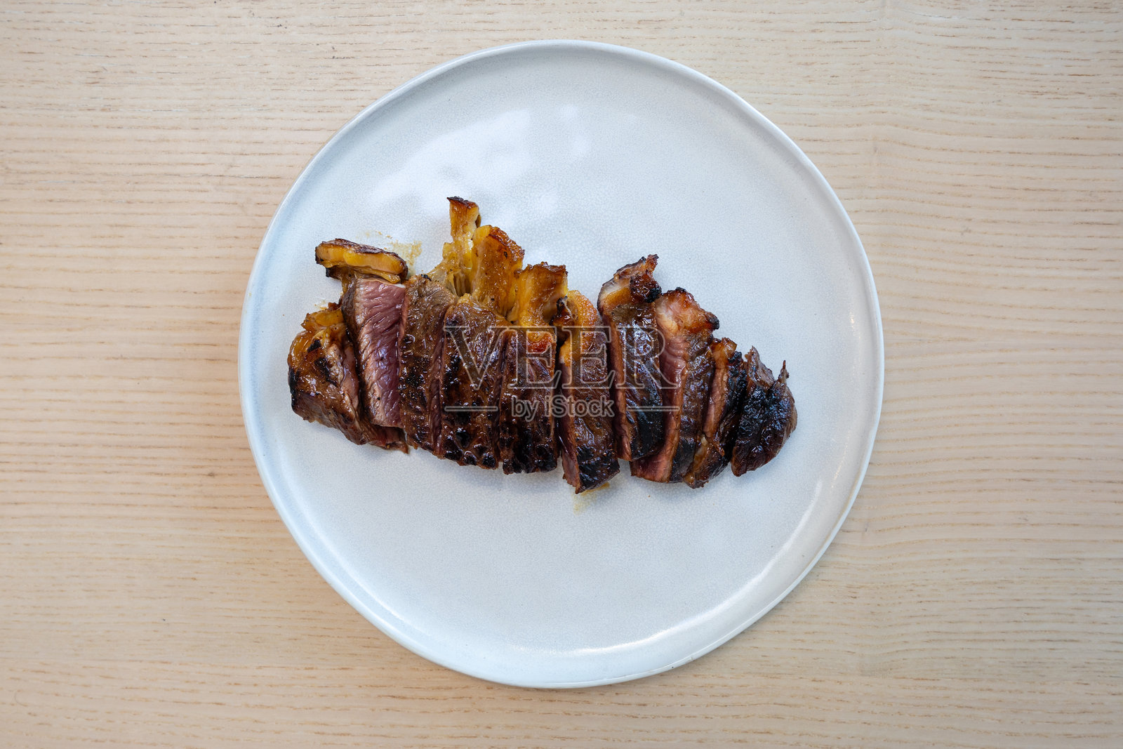 西冷牛排照片摄影图片