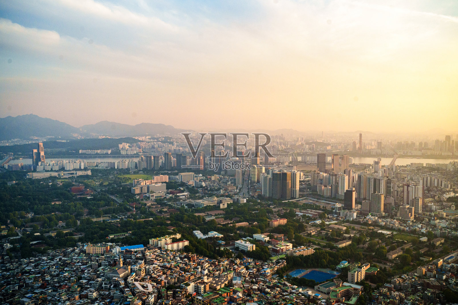 首尔城市风光照片摄影图片