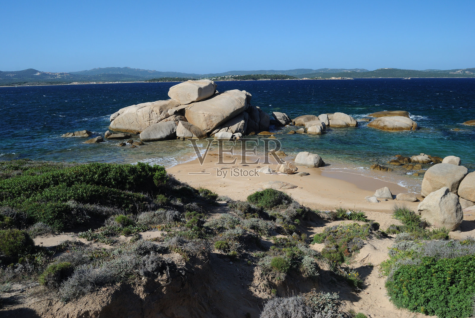 波尔图·昆卡托或塔尔莫内海滩照片摄影图片