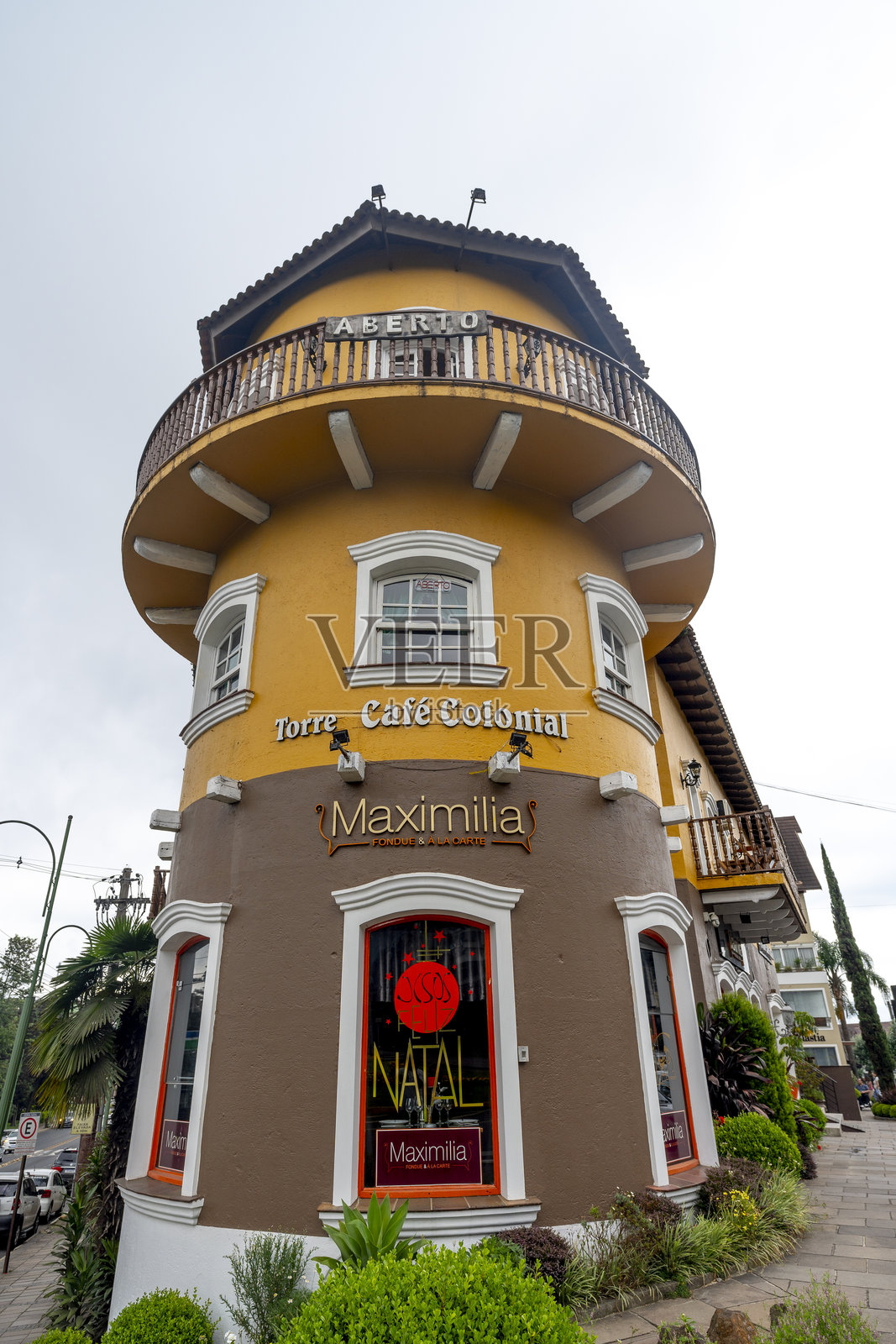 巴西南大河州格拉马多 - 2024年11月18日：传统的高乔咖啡馆Torre咖啡馆照片摄影图片