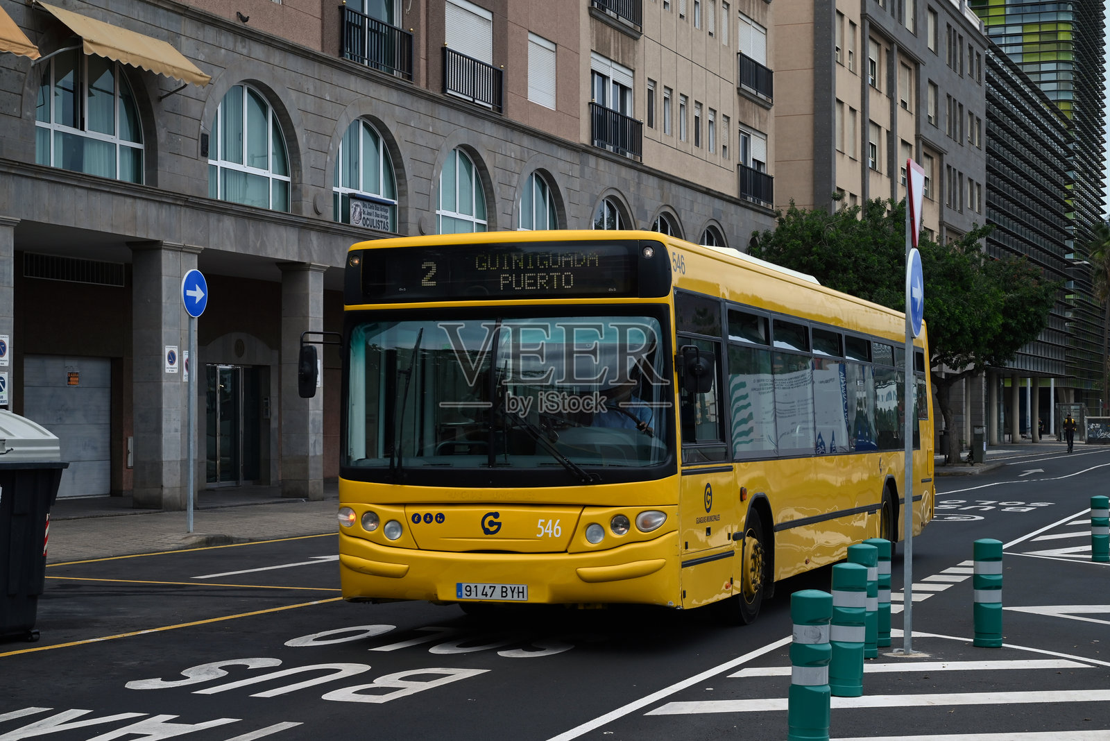 拉斯帕尔马斯公共交通照片摄影图片