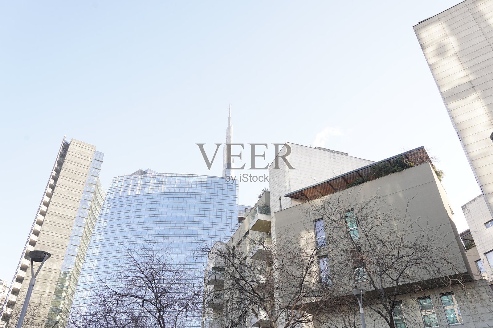 米兰市中心区照片摄影图片