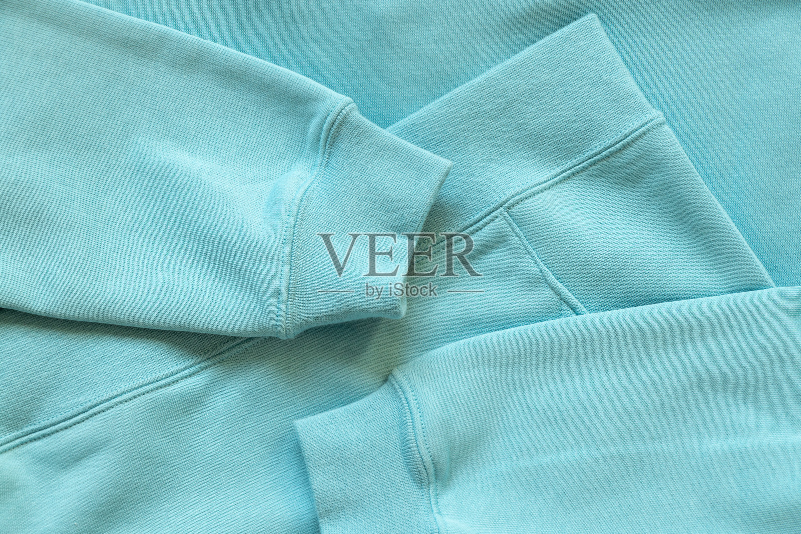 浅蓝色棉质运动服作为背景照片摄影图片
