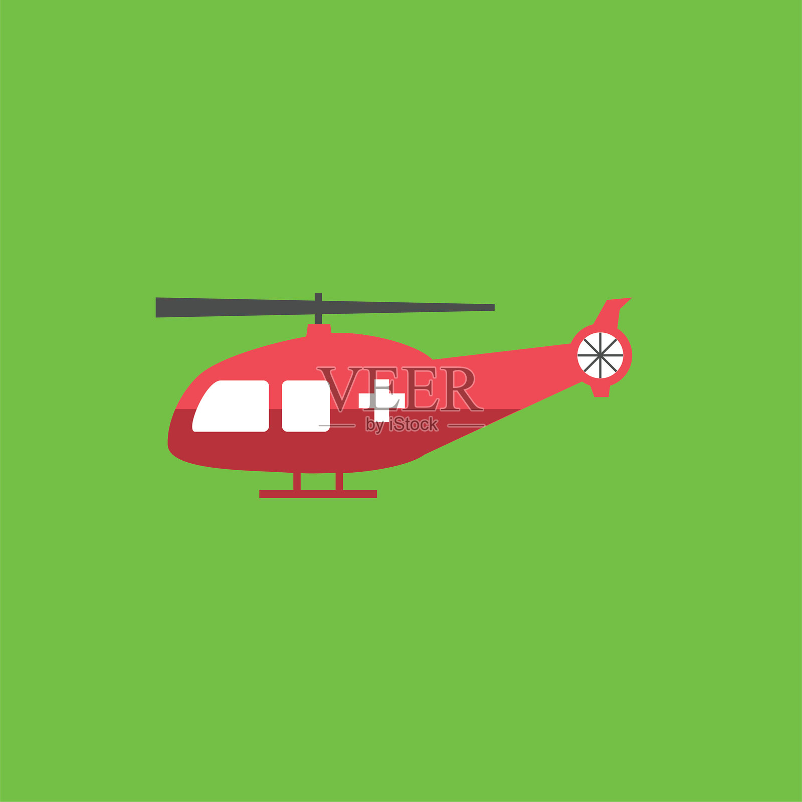 医疗保健图标在平面设计风格设计元素图片