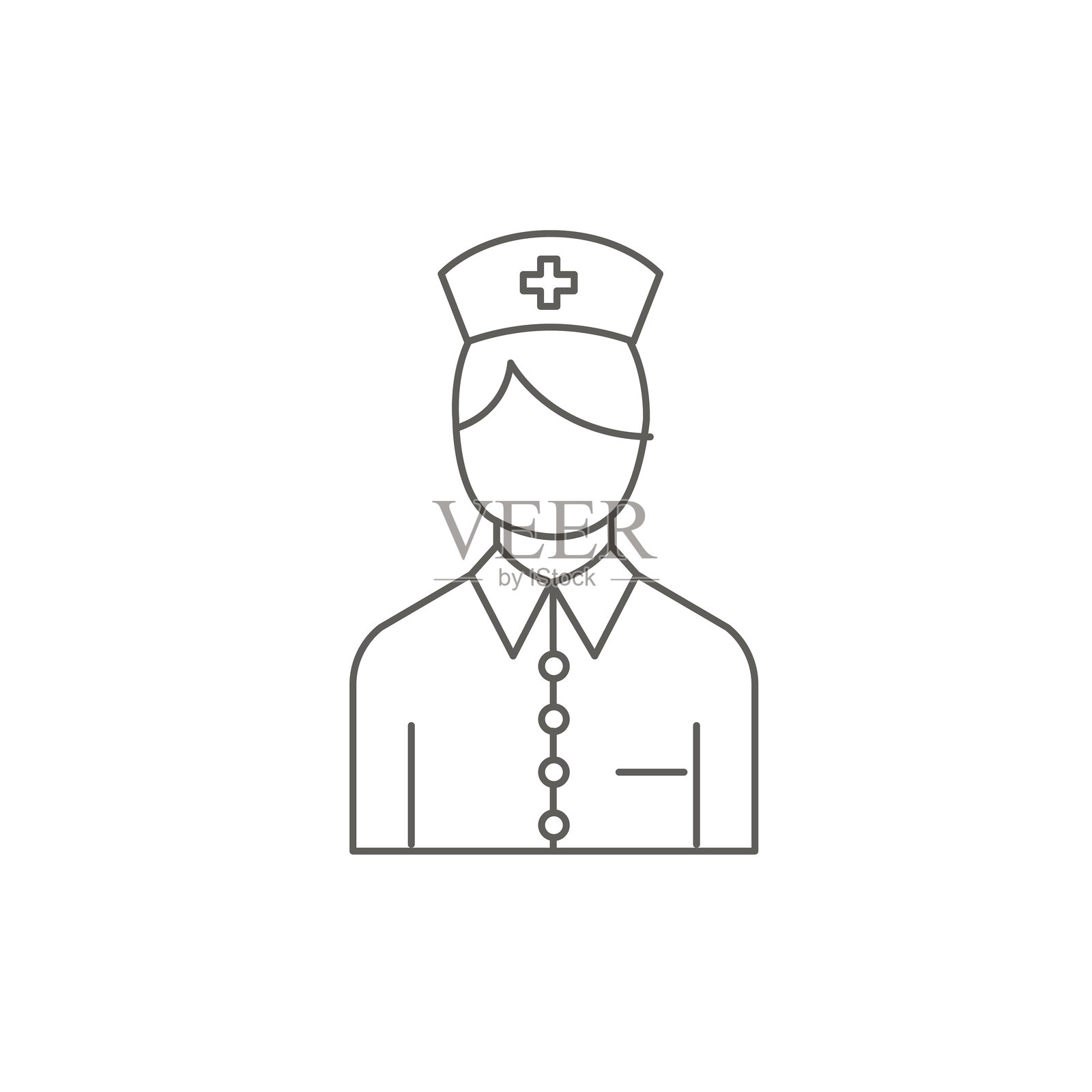 医疗保健人员图标插画图片素材