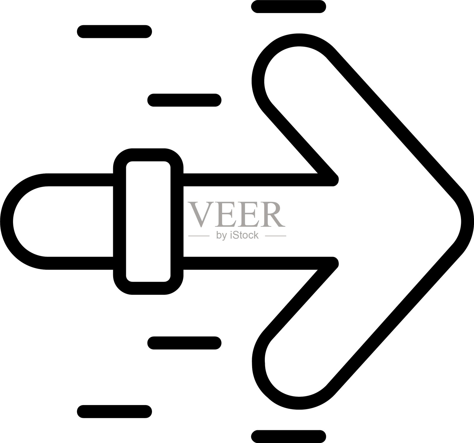 右箭头图标插画图片素材