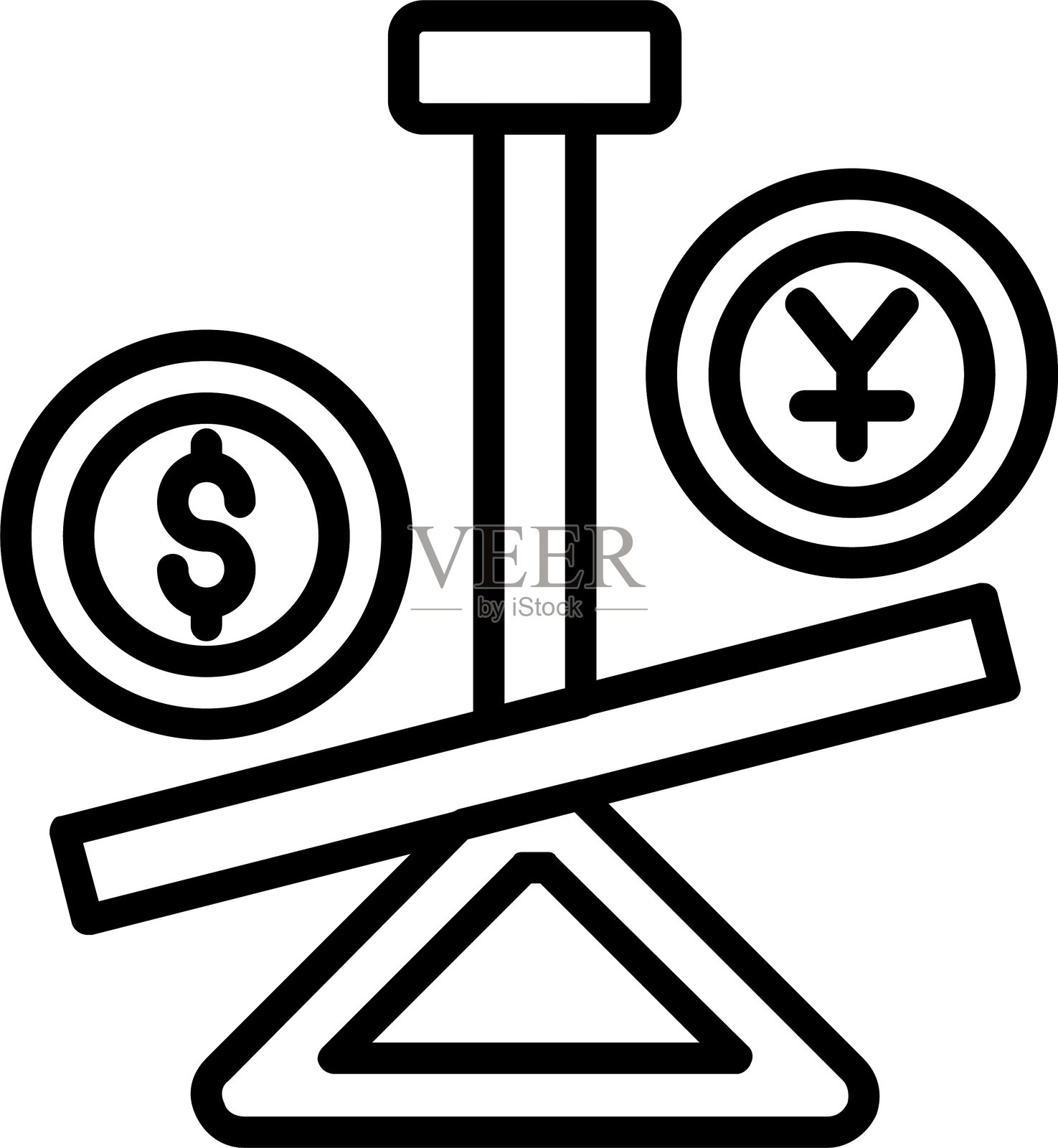 不平等图标插画图片素材