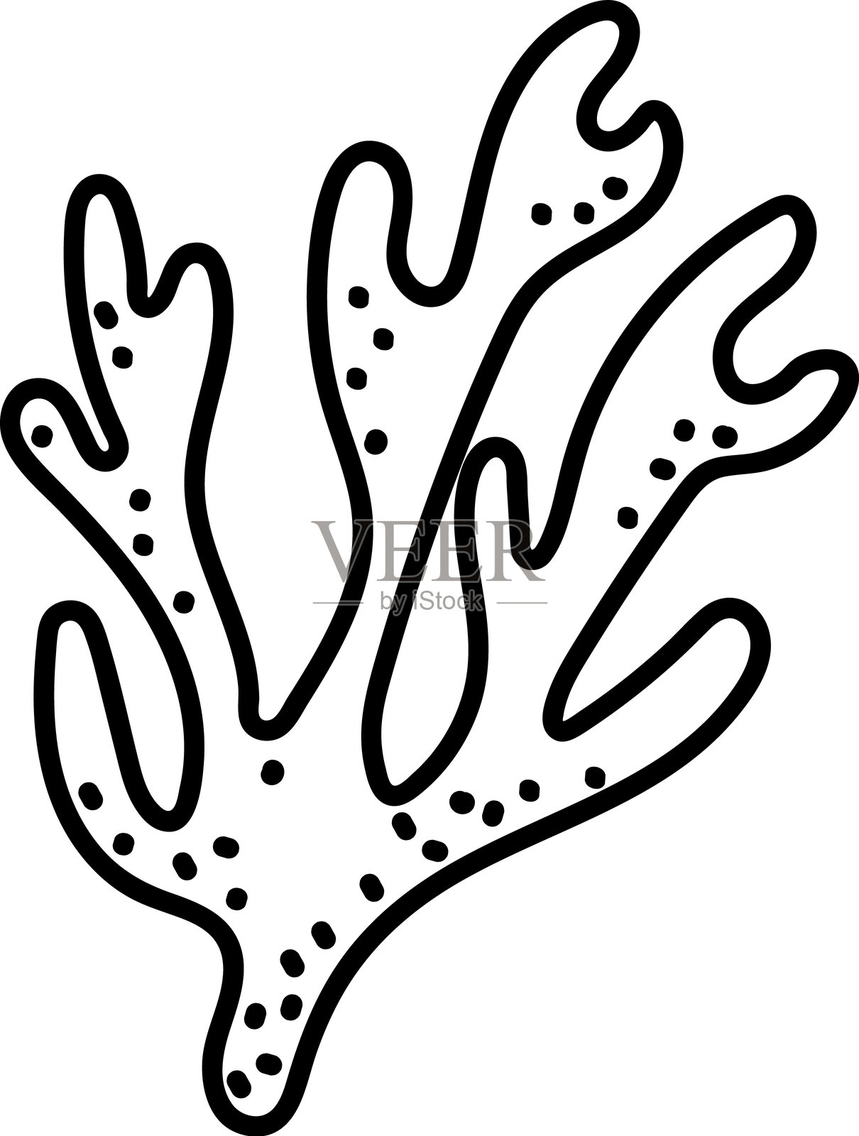 海洋生物涂鸦元素20套插画图片素材