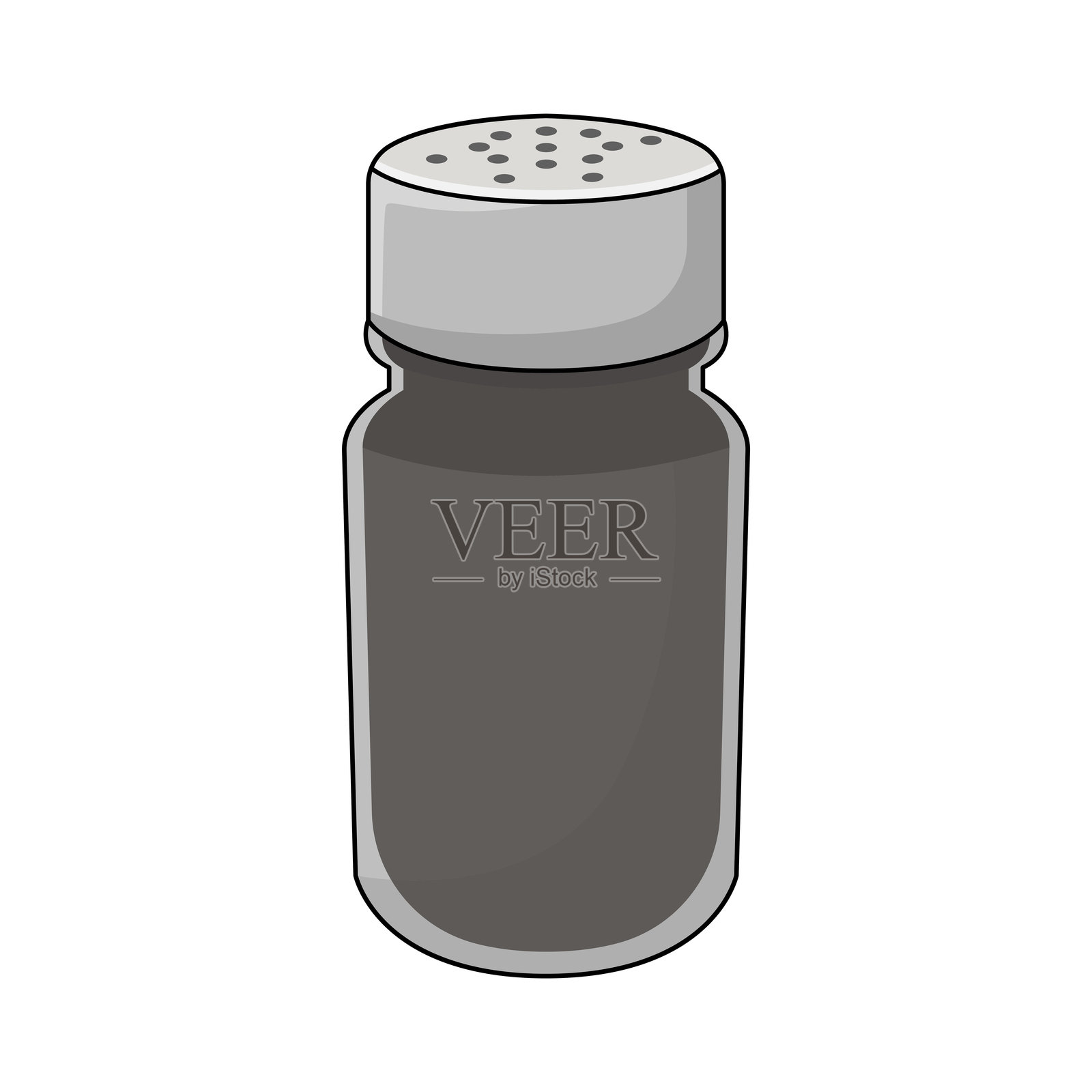 胡椒瓶插画图片素材