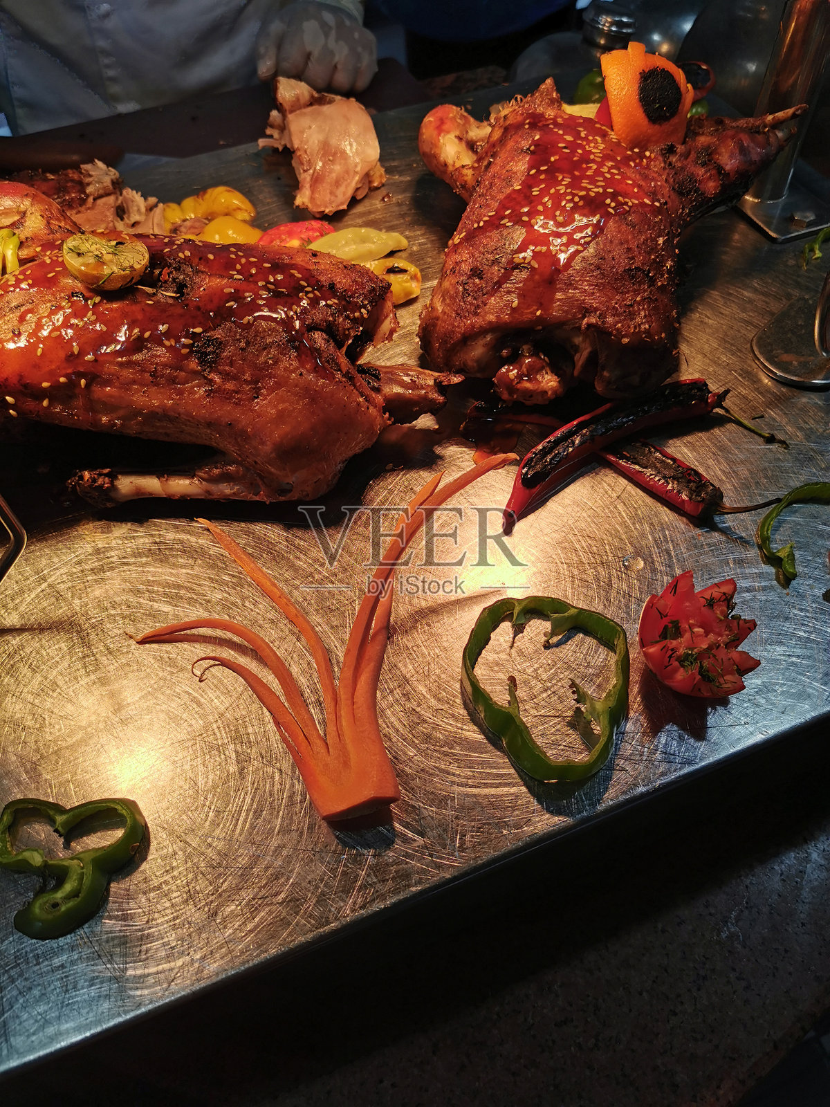 美味的烤鸭照片摄影图片