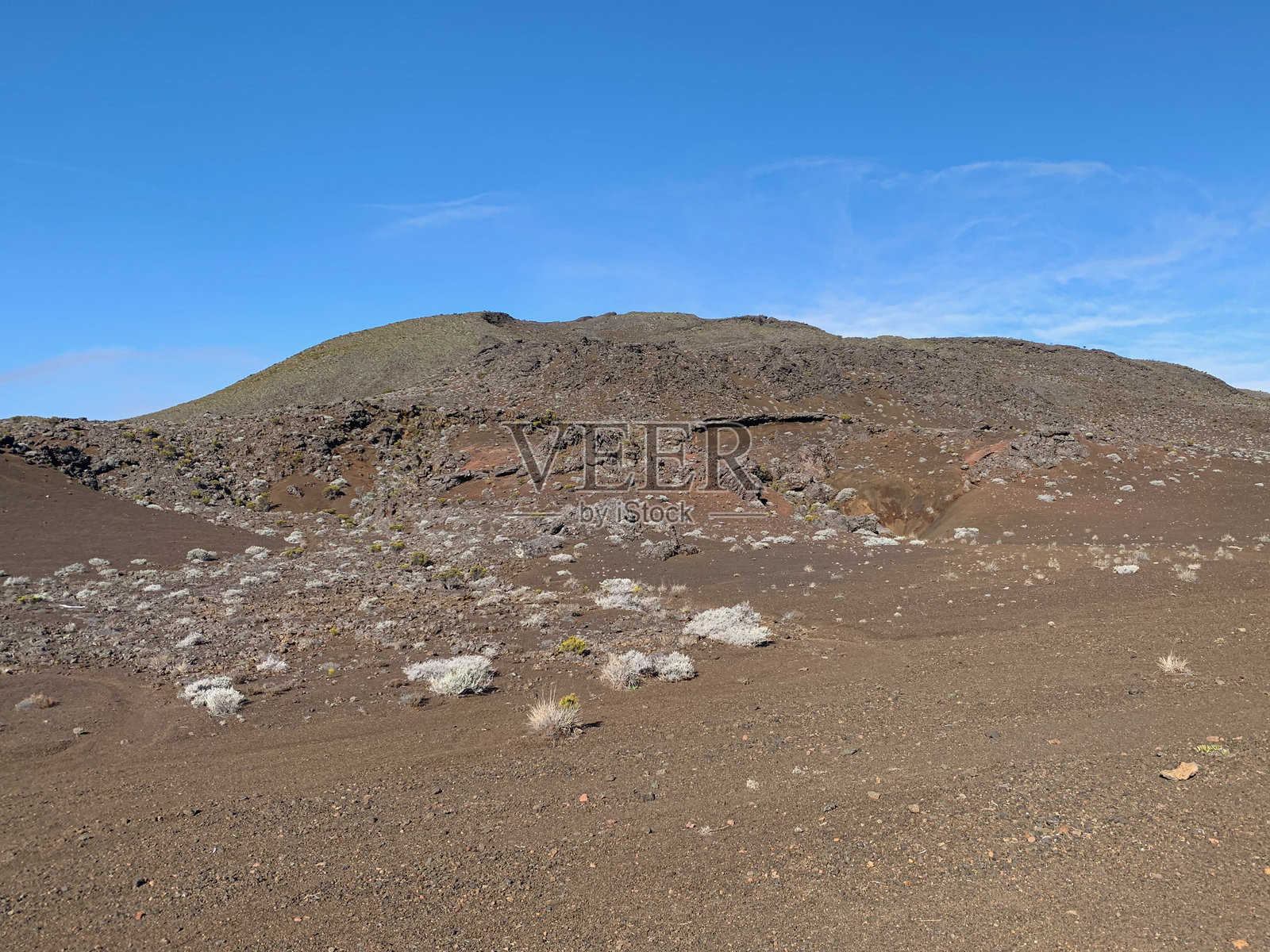 留尼汪岛的沙丘平原照片摄影图片