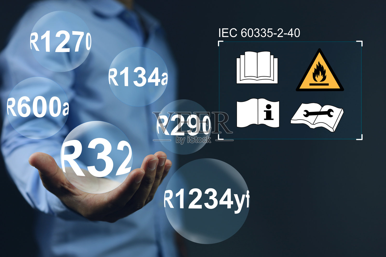 易燃制冷剂照片摄影图片