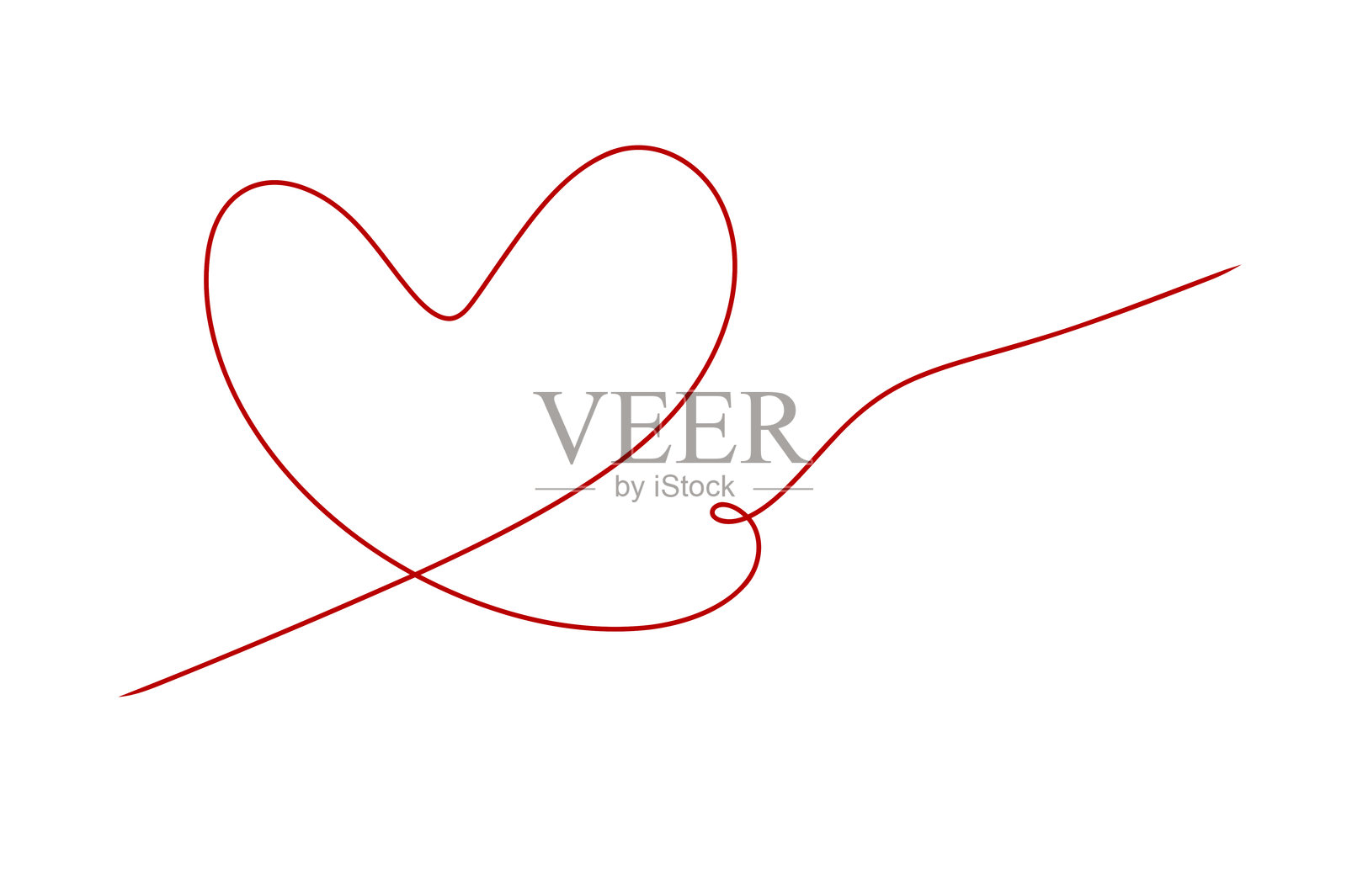 红色心形。情人节。白色背景上的心形图案。爱情图标。情人节符号。矢量插图。插画图片素材