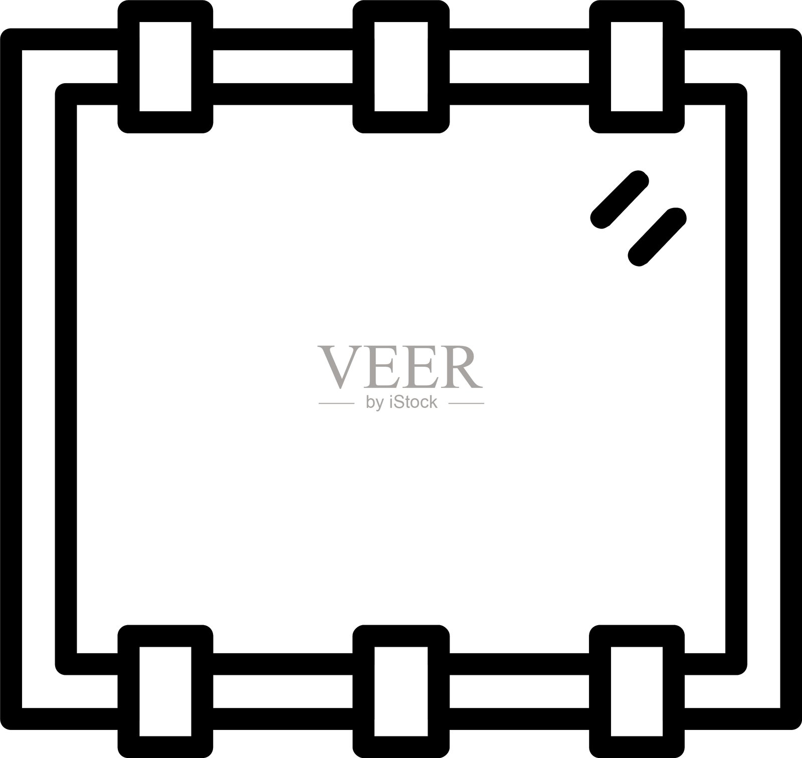 框架图标插画图片素材