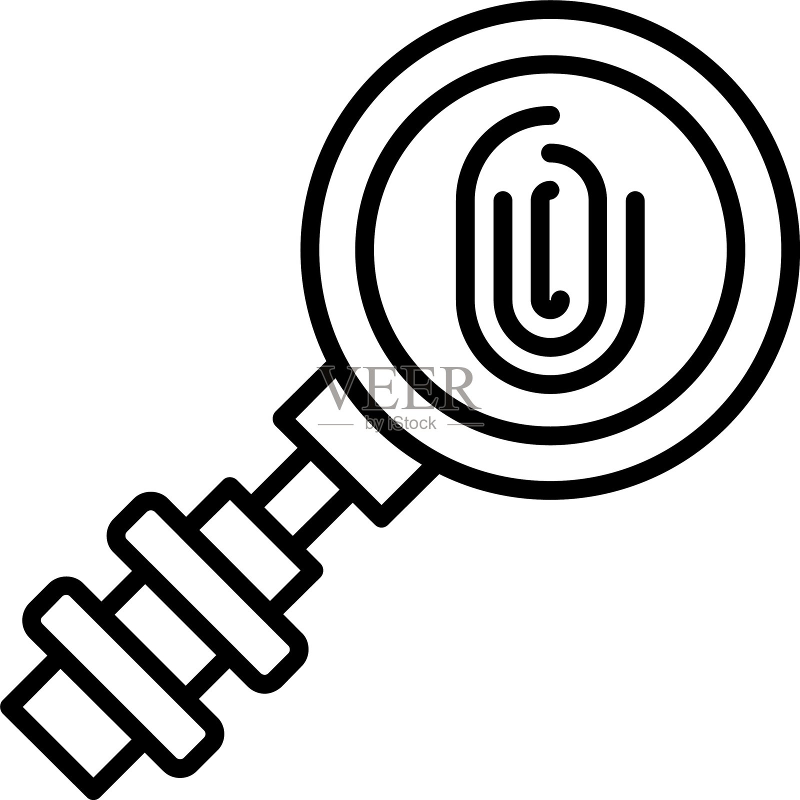 法医科学家图标插画图片素材