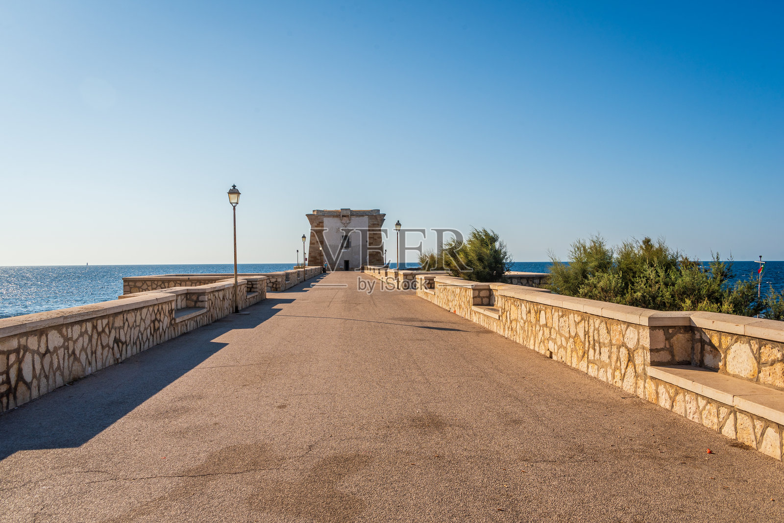 意大利西西里岛特拉帕尼的利尼塔楼景观照片摄影图片