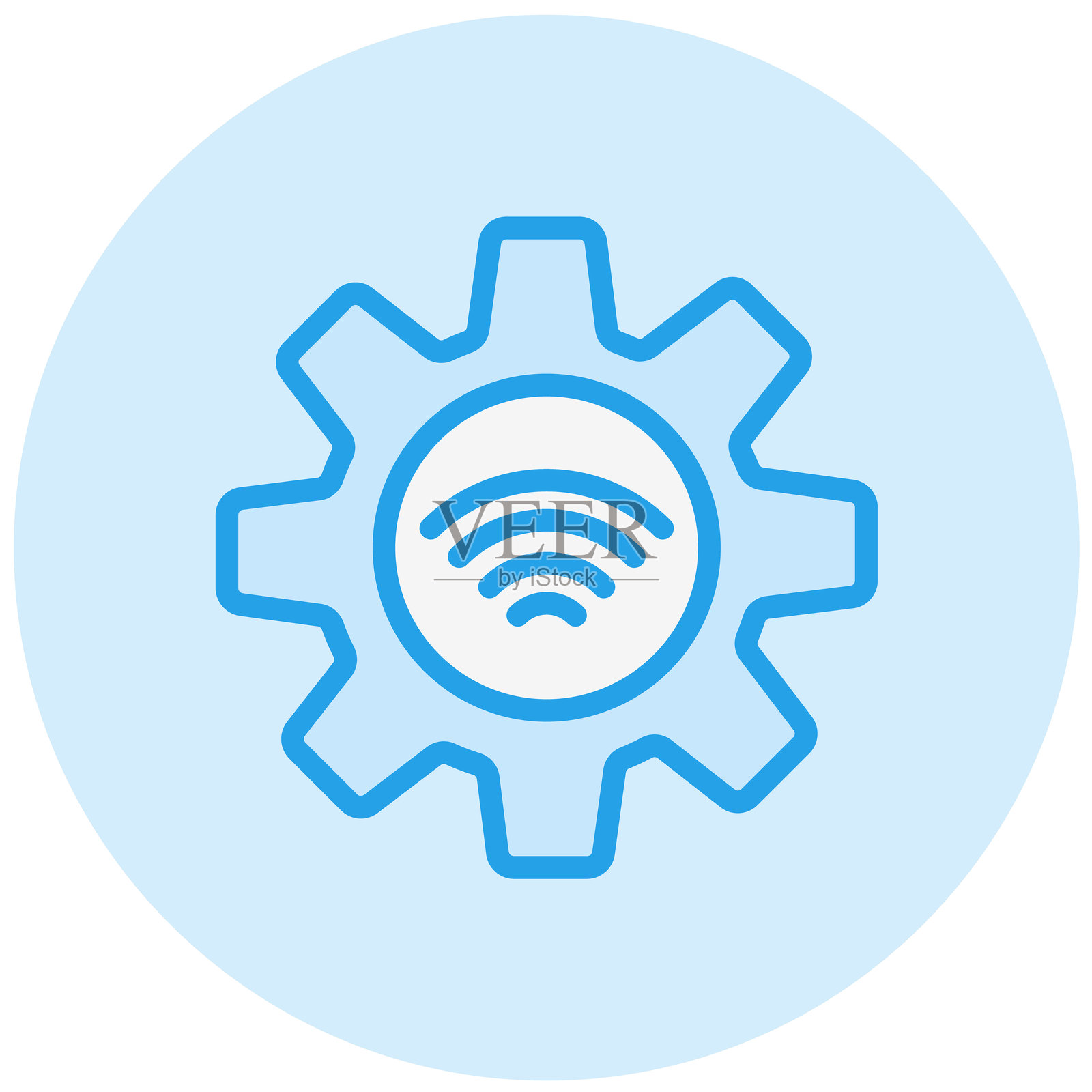 齿轮矢量图标设计插图插画图片素材