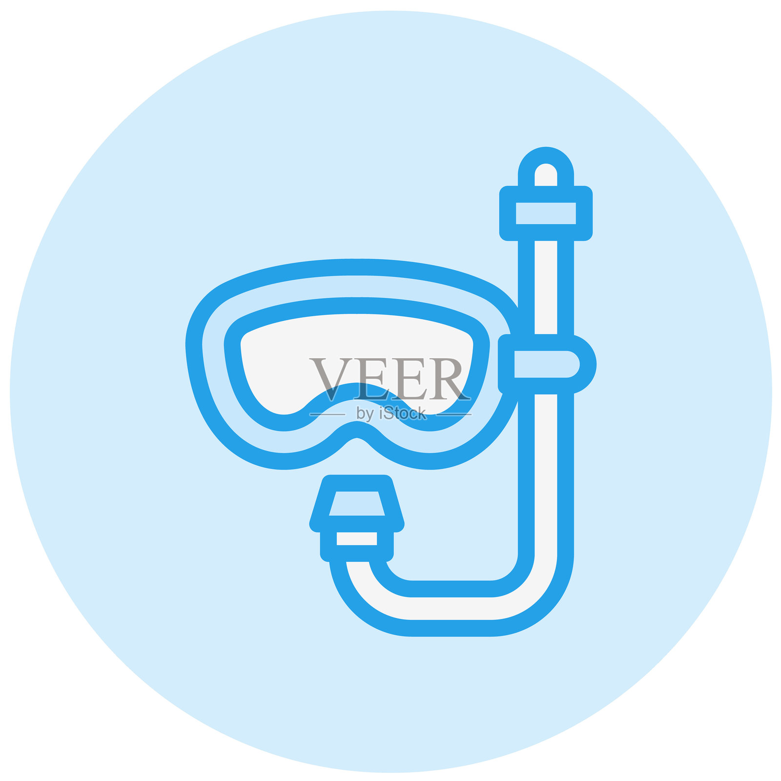 潜水矢量图标设计插图插画图片素材