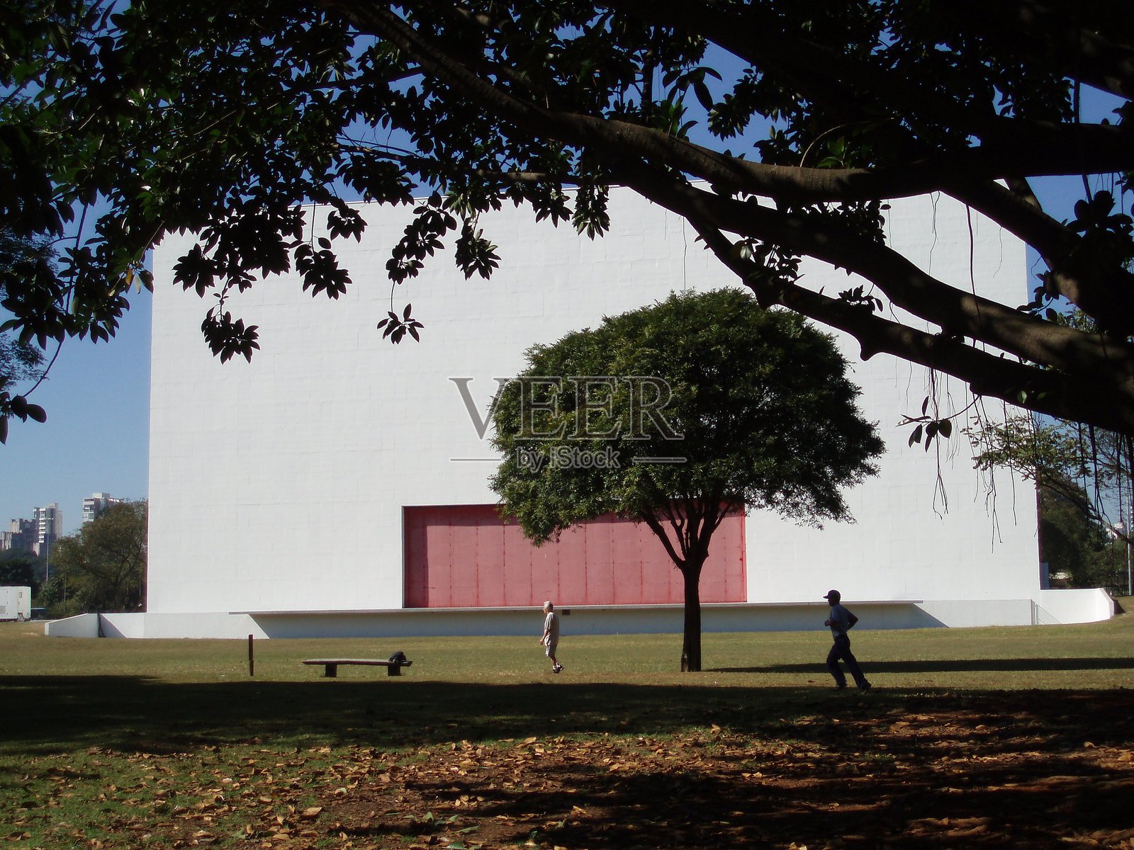 伊比拉布埃拉公园的伊比拉布埃拉音乐厅，圣保罗照片摄影图片