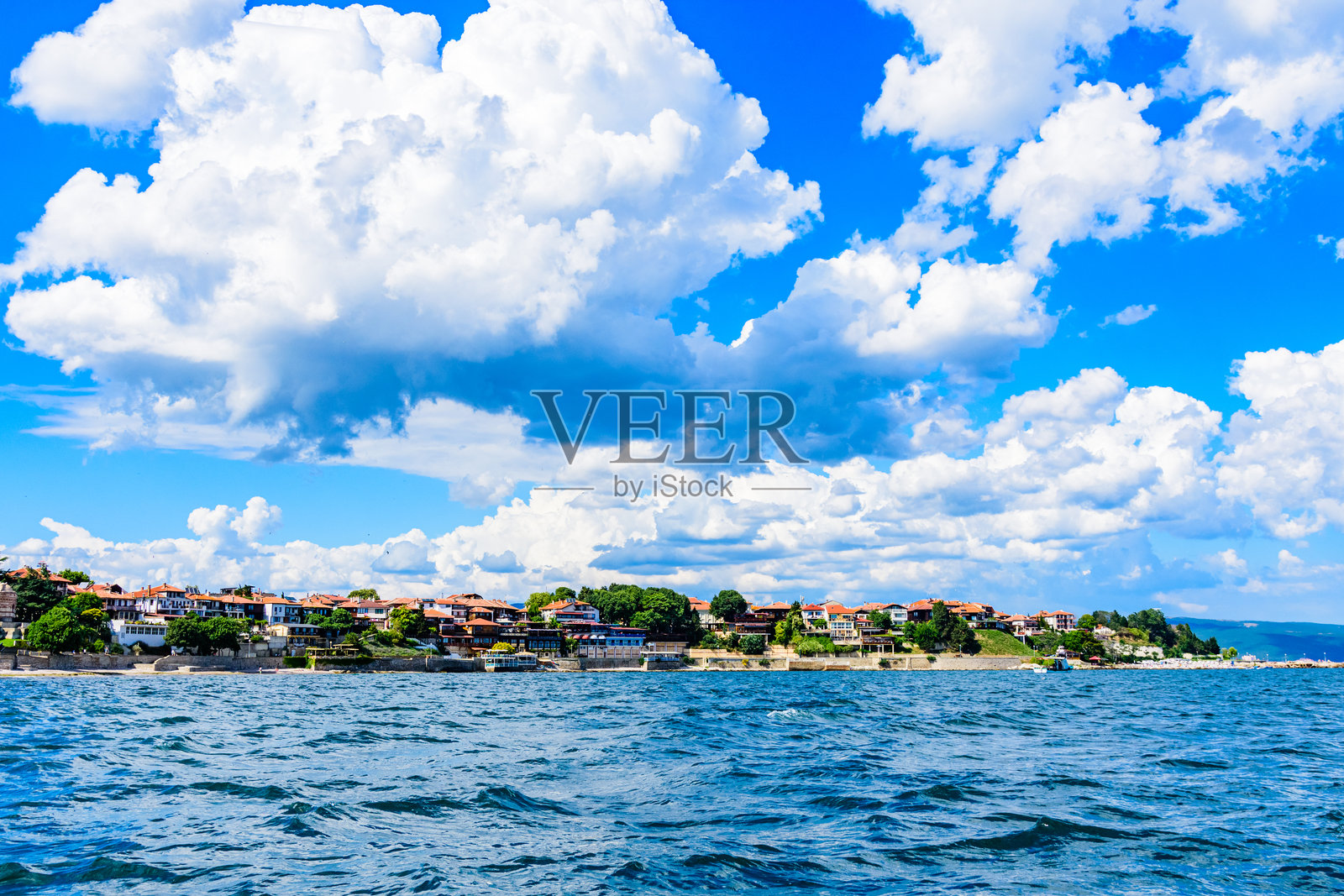 保加利亚黑海沿岸的古镇内塞巴尔风光照片摄影图片