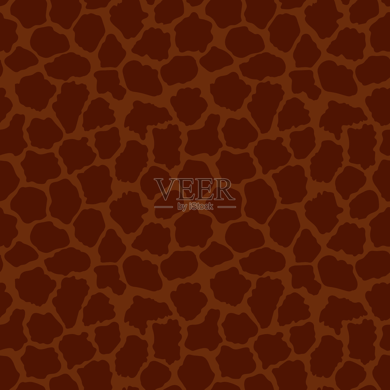 抽象现代长颈鹿无缝图案。动物时尚背景。彩色装饰矢量库存插图，适用于印刷、卡片、明信片、面料、纺织品。现代风格的皮肤图案。插画图片素材